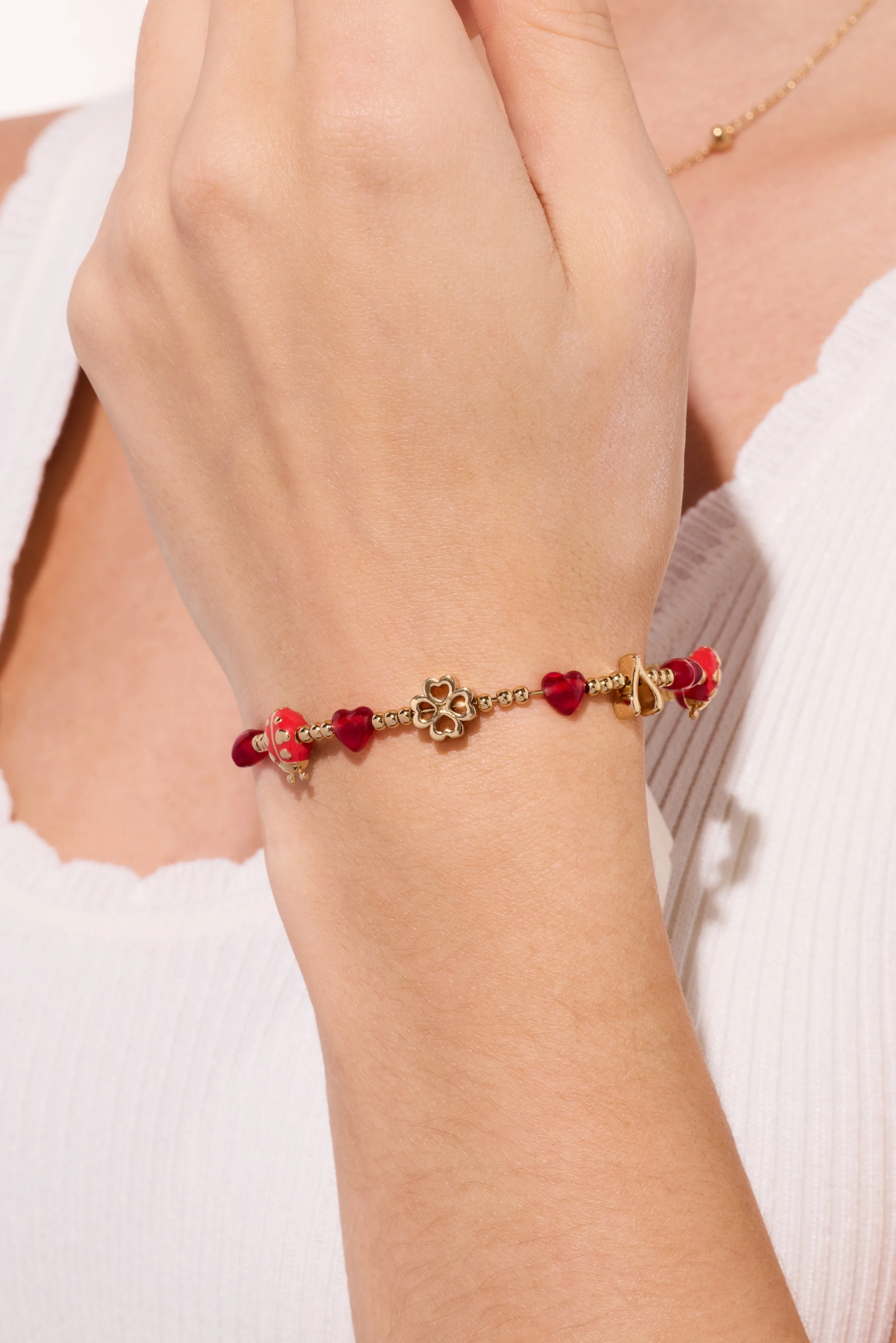Lucky Ladybug Beaded Bangle sold by Alex and Ani product image thumbnail 2
