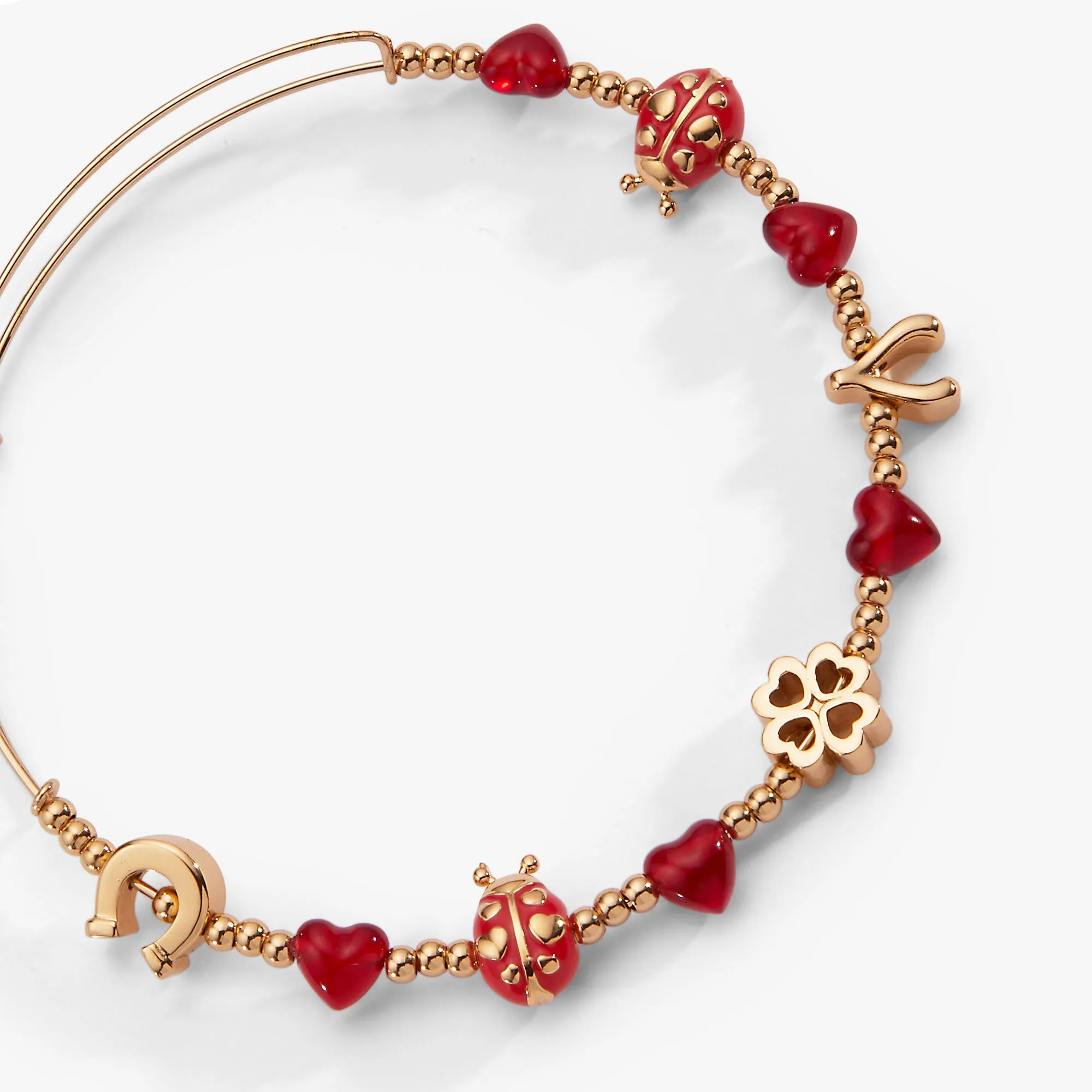 Lucky Ladybug Beaded Bangle sold by Alex and Ani product image thumbnail 4