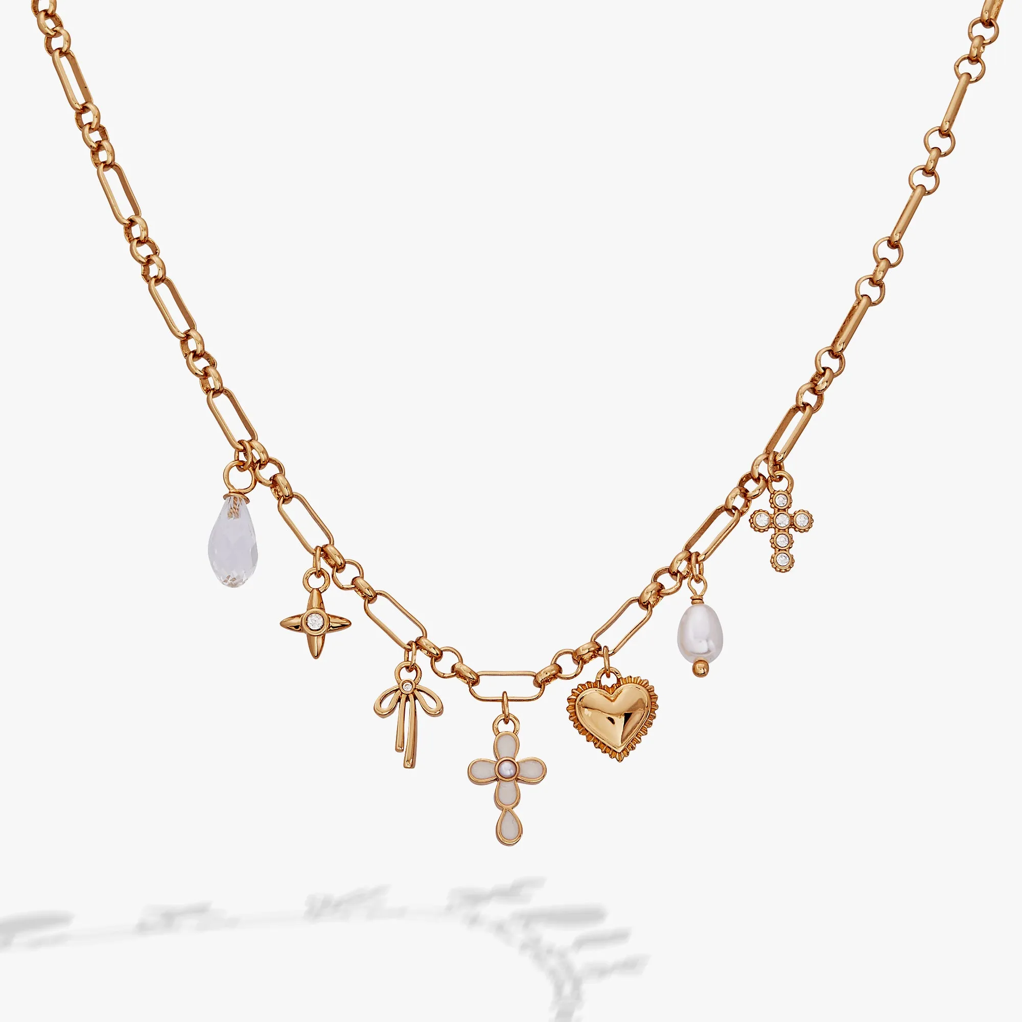 Coquette Christian Charm Necklace sold by Alex and Ani