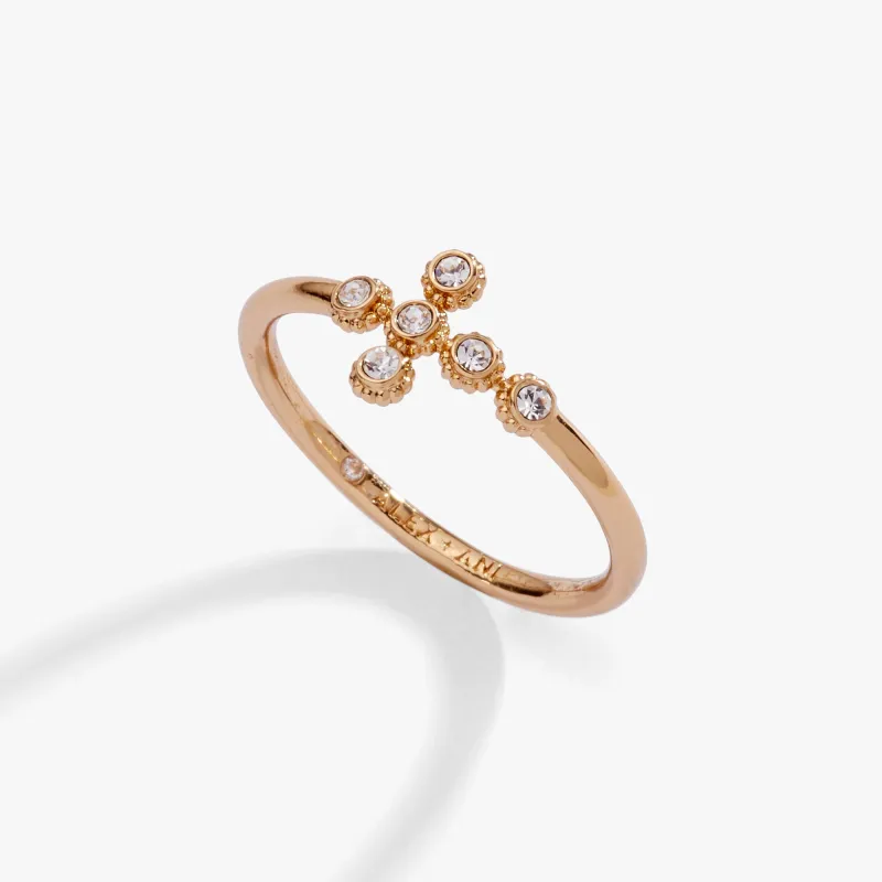 Coquette Christian Cross Ring sold by Alex and Ani