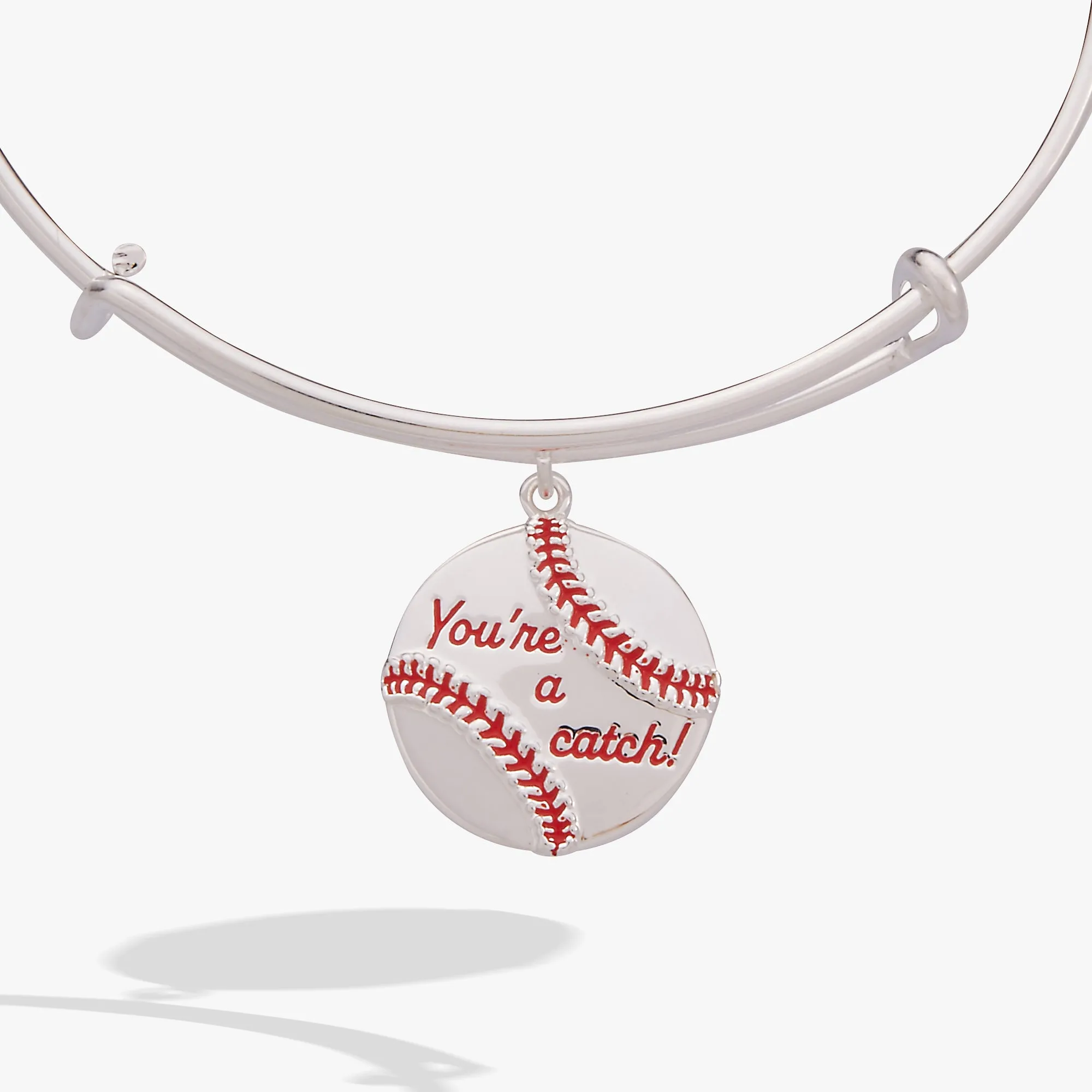 "You're A Catch" Baseball Charm Bangle sold by Alex and Ani product image thumbnail 3