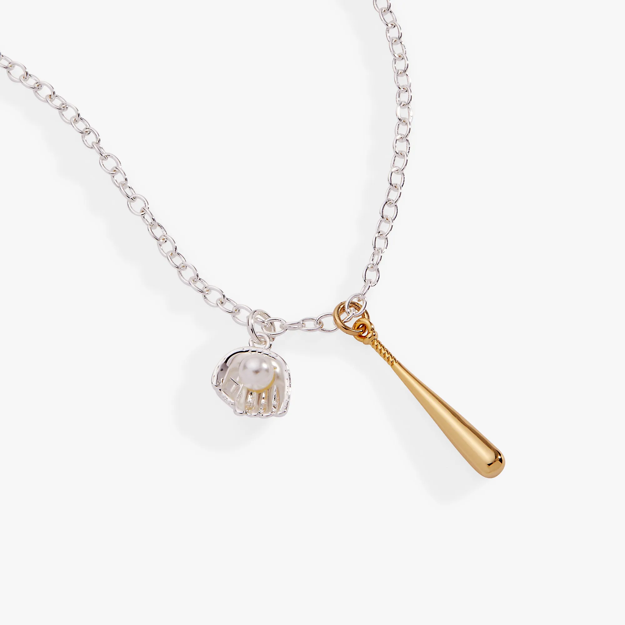Baseball Duo Charm Pendant Necklace sold by Alex and Ani product image thumbnail 3