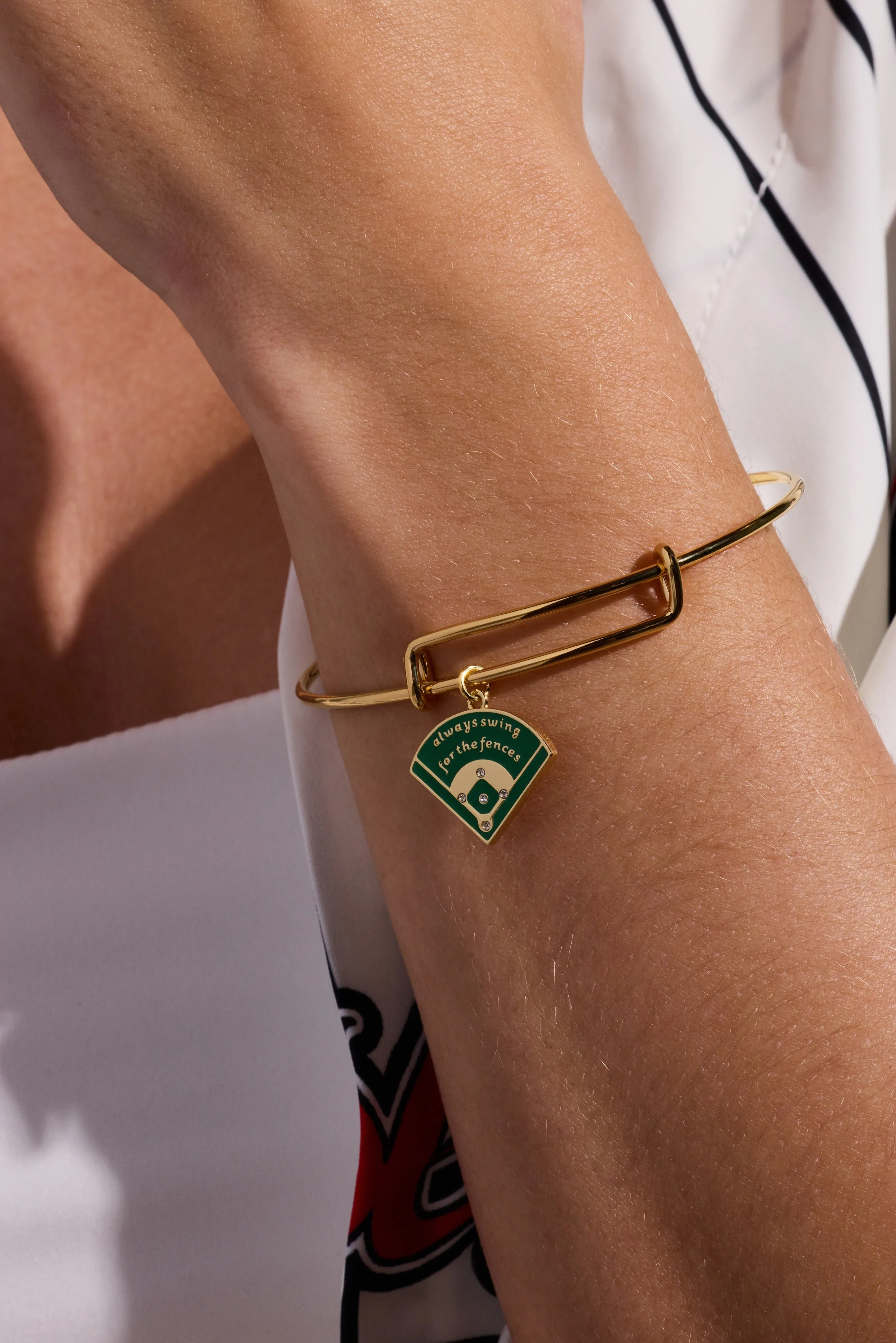 "Always Swing for the Fences" Charm Bangle sold by Alex and Ani product image thumbnail 4