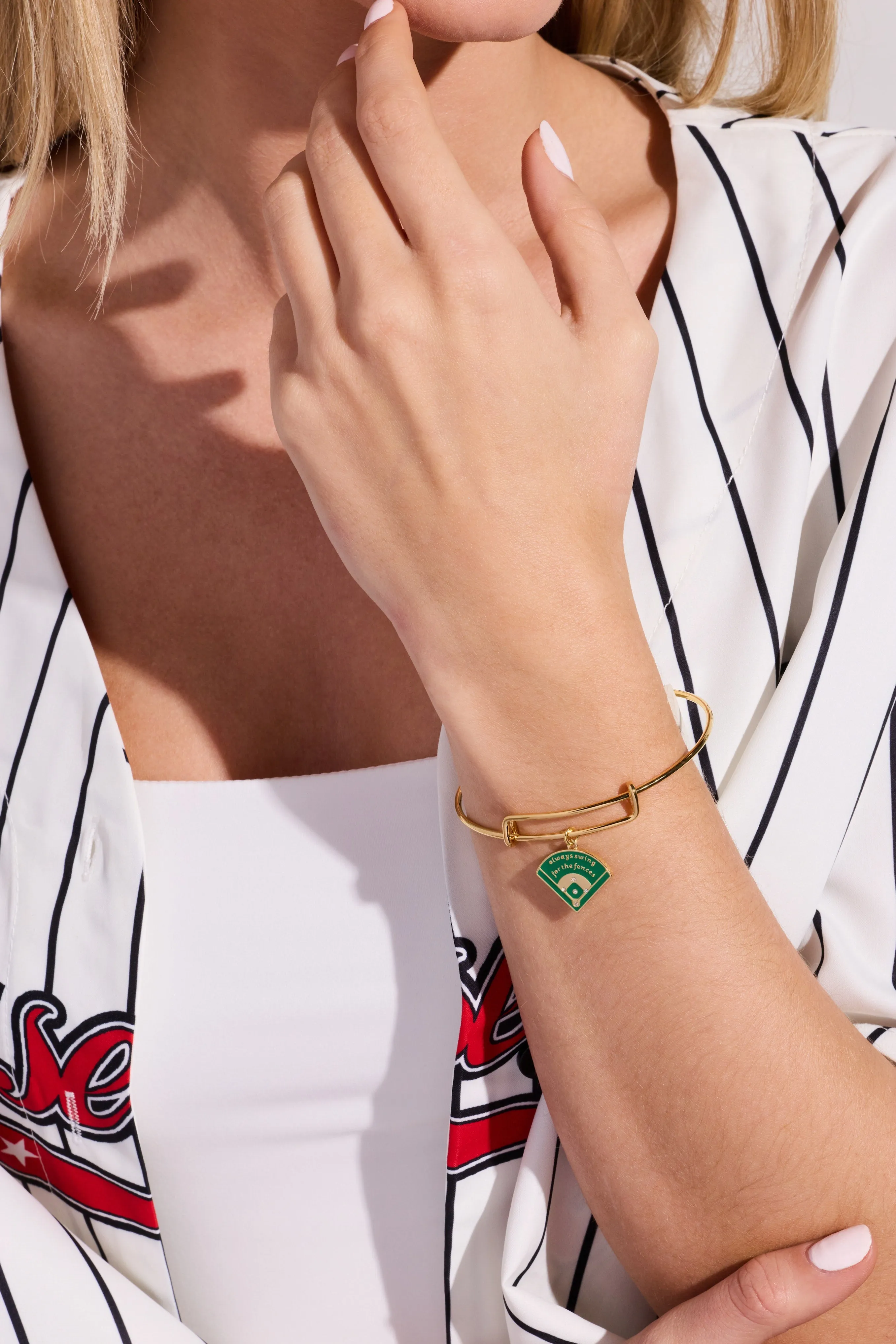"Always Swing for the Fences" Charm Bangle sold by Alex and Ani product image thumbnail 2