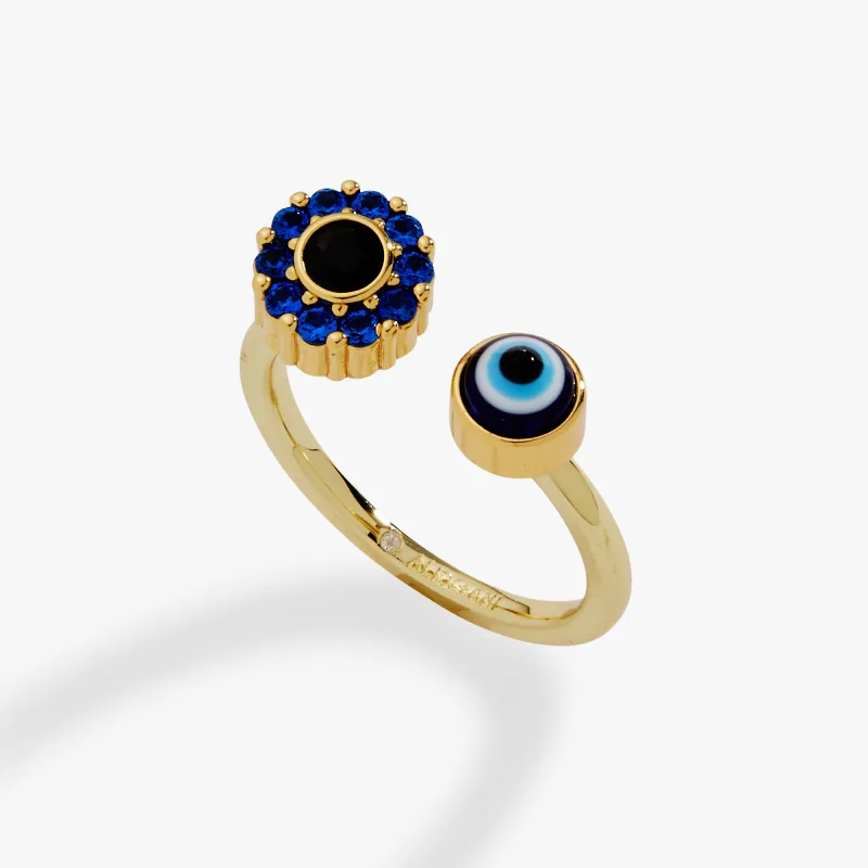Evil Eye Fidget Spinner Ring made by Alex and Ani
