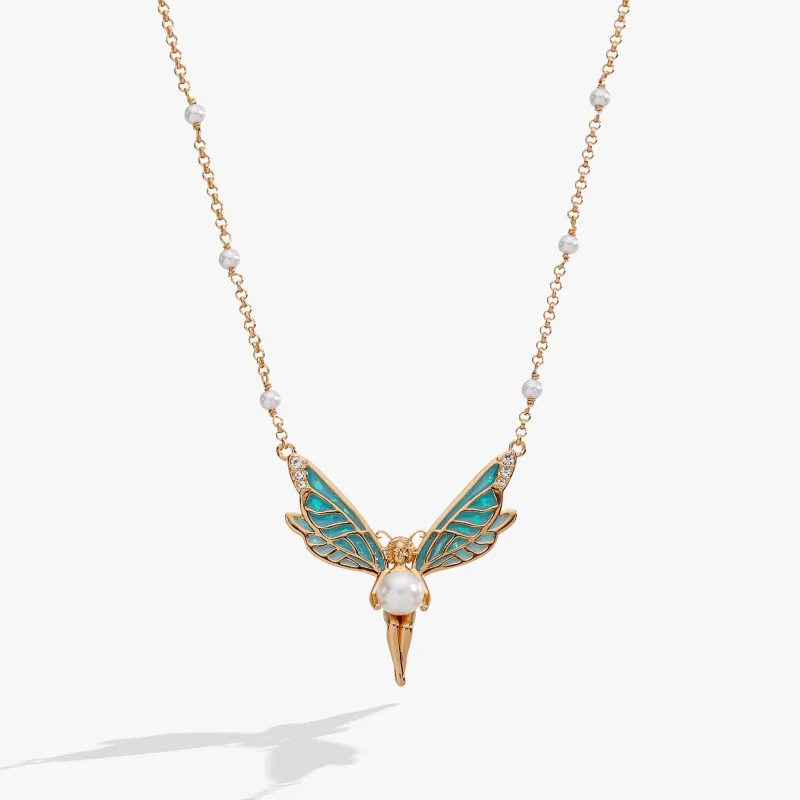 Fae Wings Fairy Pendant Necklace made by Alex and Ani