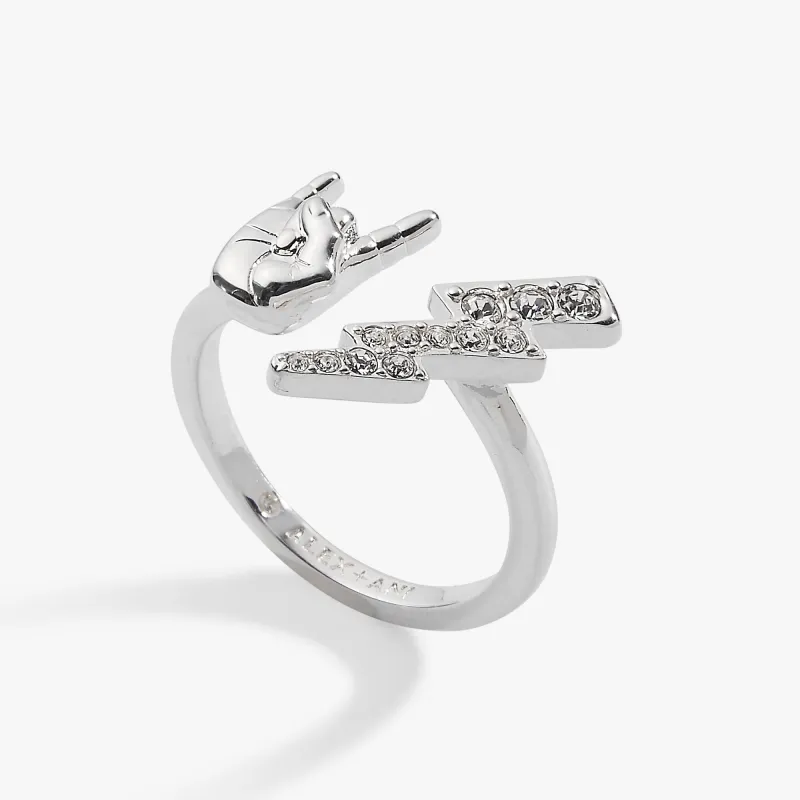 80s Rock Star Open Ring made by Alex and Ani