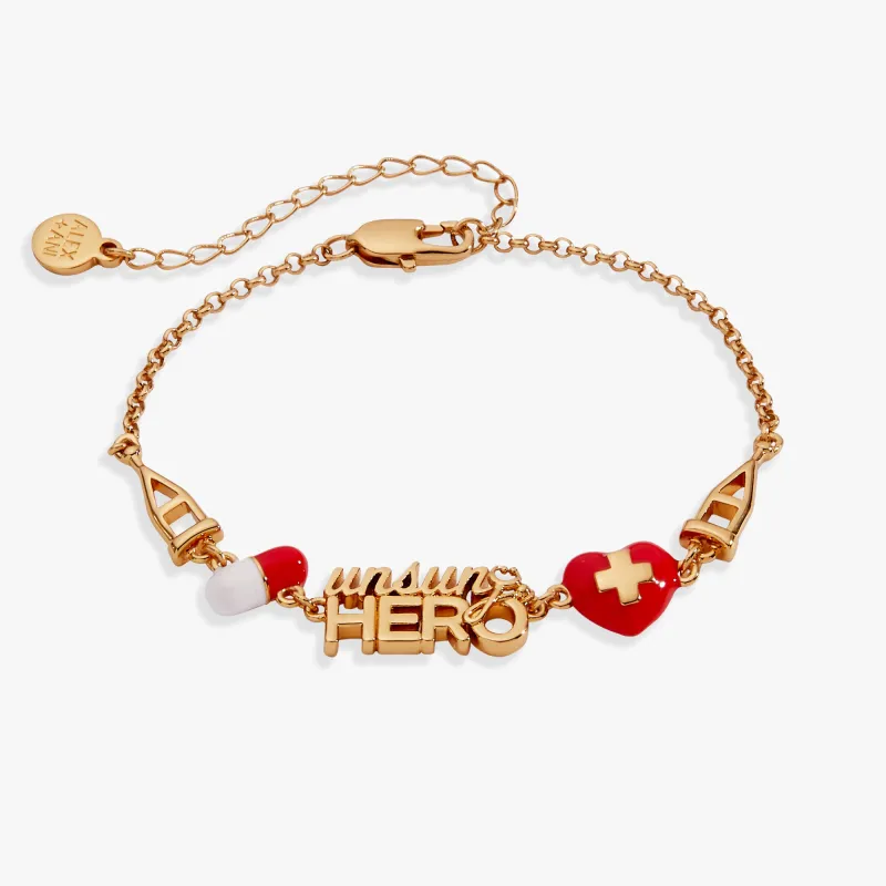 'Unsung Hero' Healthcare Linear Bracelet made by Alex and Ani