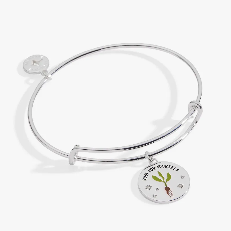 "Root for Yourself" Charm Bangle made by Alex and Ani
