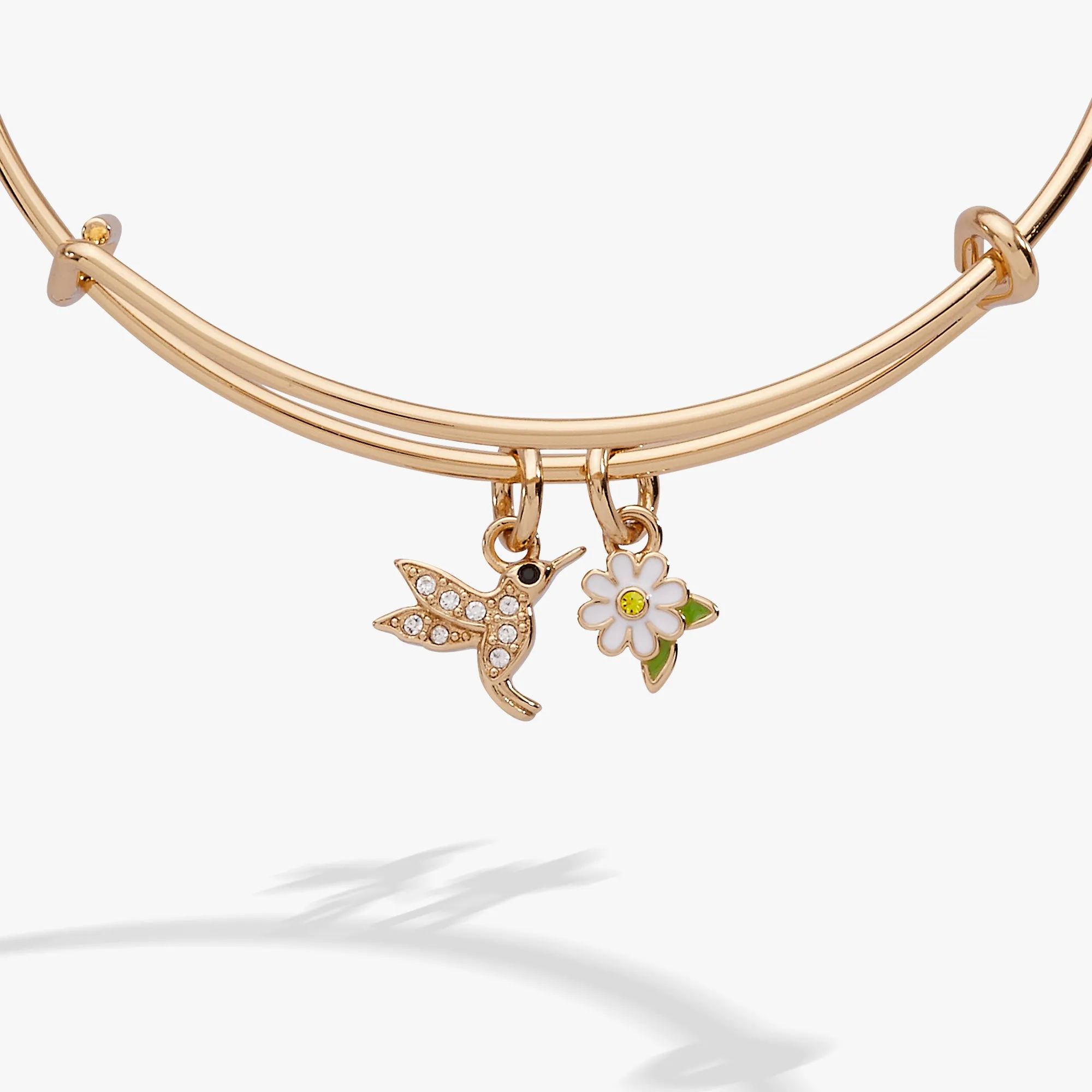 Hummingbird ‘Birds of a Feather’ Mini Charm Bangle sold by Alex and Ani product image thumbnail 3