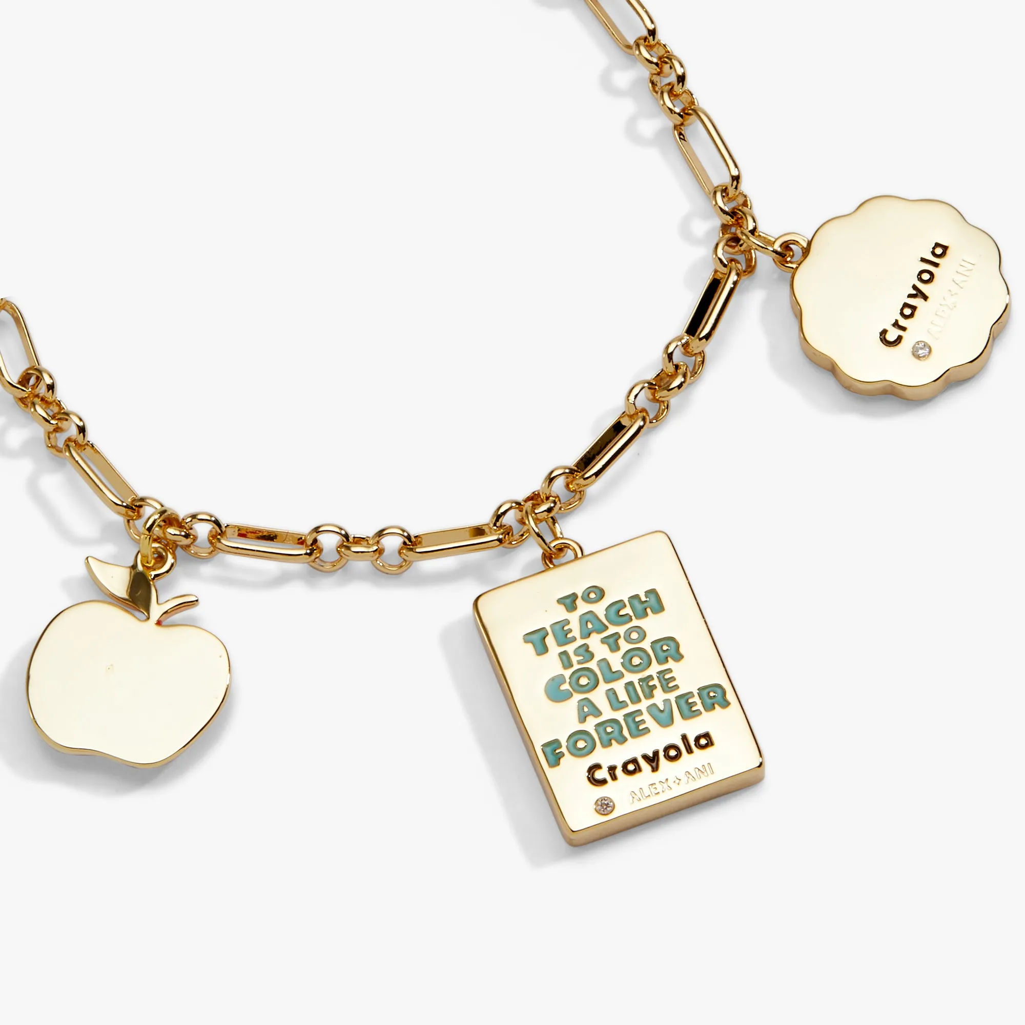Crayola 'Teaching Is A Work Of Heart' Toggle Bracelet sold by Alex and Ani product image thumbnail 4