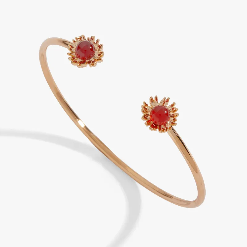 Farmers' Market Sunflower Flex Cuff made by Alex and Ani