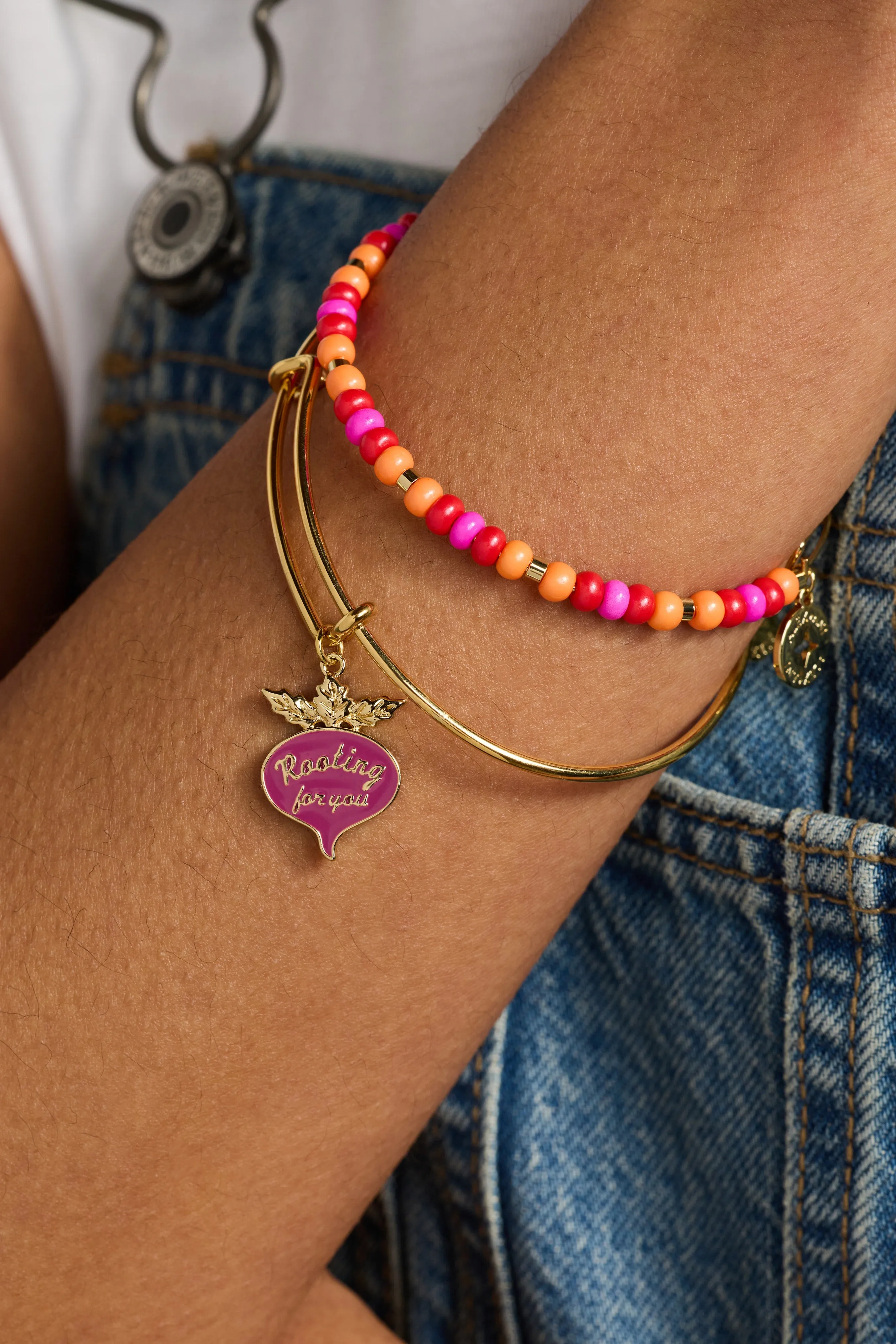 Farmers' Market Beaded Charm Bangle sold by Alex and Ani product image thumbnail 2