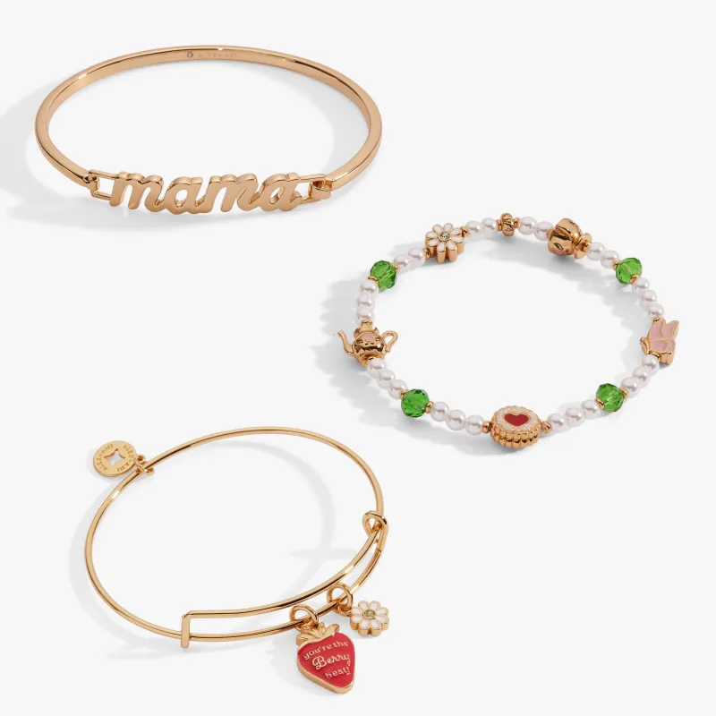 Berry Best Mama Bracelet Bundle made by Alex and Ani