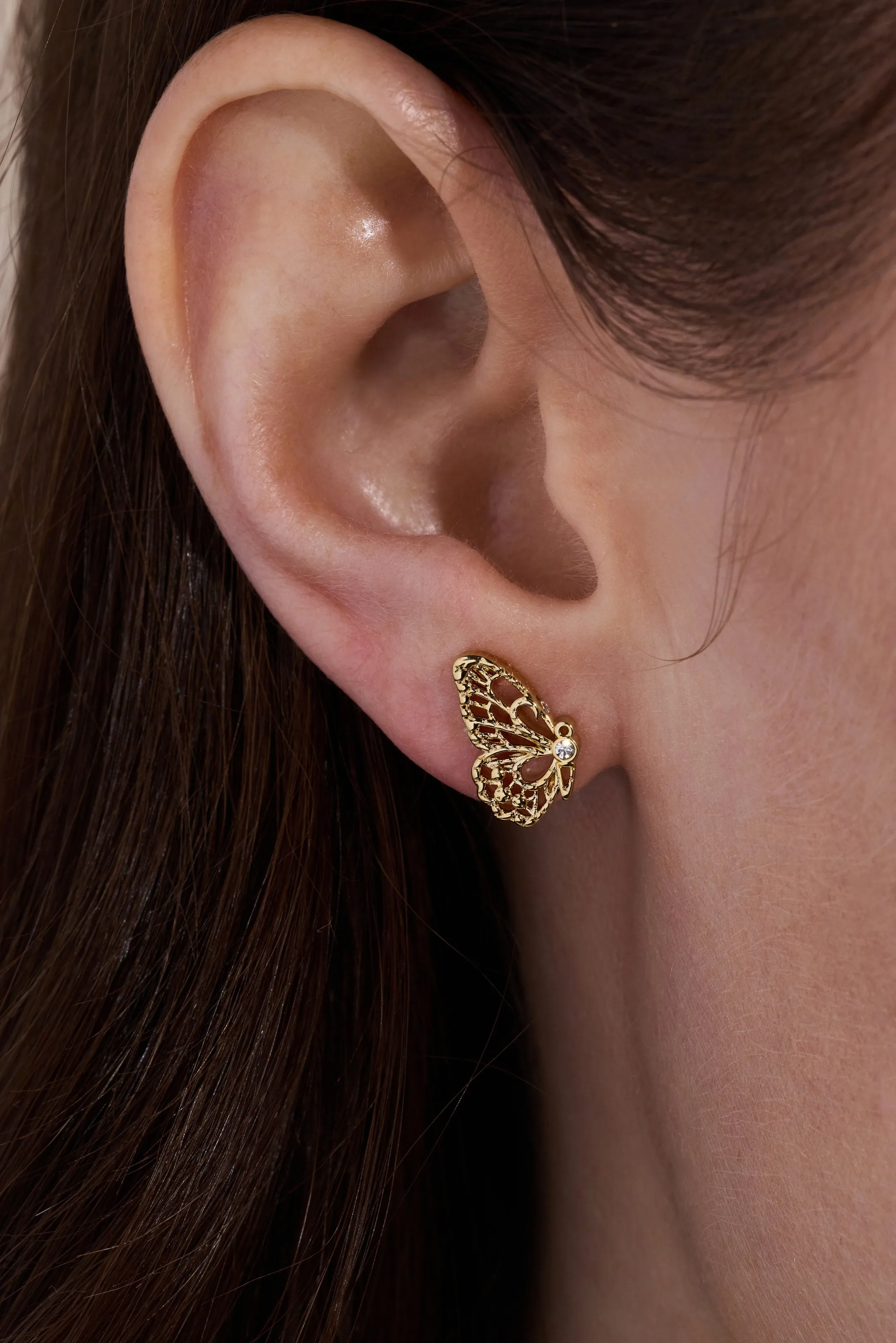 Filigree Butterfly Stud Earrings sold by Alex and Ani product image thumbnail 2