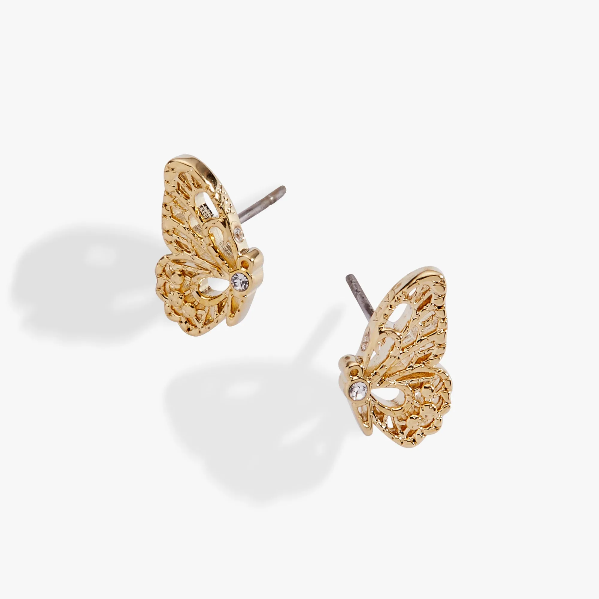 Filigree Butterfly Stud Earrings sold by Alex and Ani product image thumbnail 3