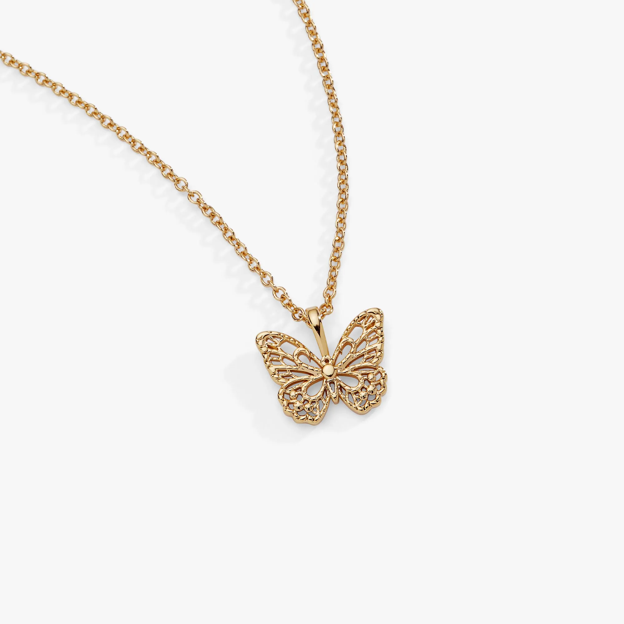 Filigree Butterfly Pendant Necklace sold by Alex and Ani product image thumbnail 3