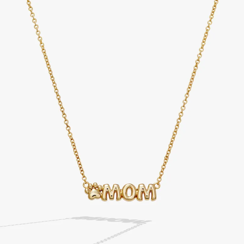 Pet Mom Nameplate Necklace made by Alex and Ani