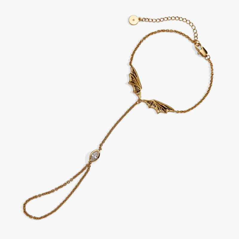 House of the Dragon™ Dragon Wings Hand Chain made by Alex and Ani