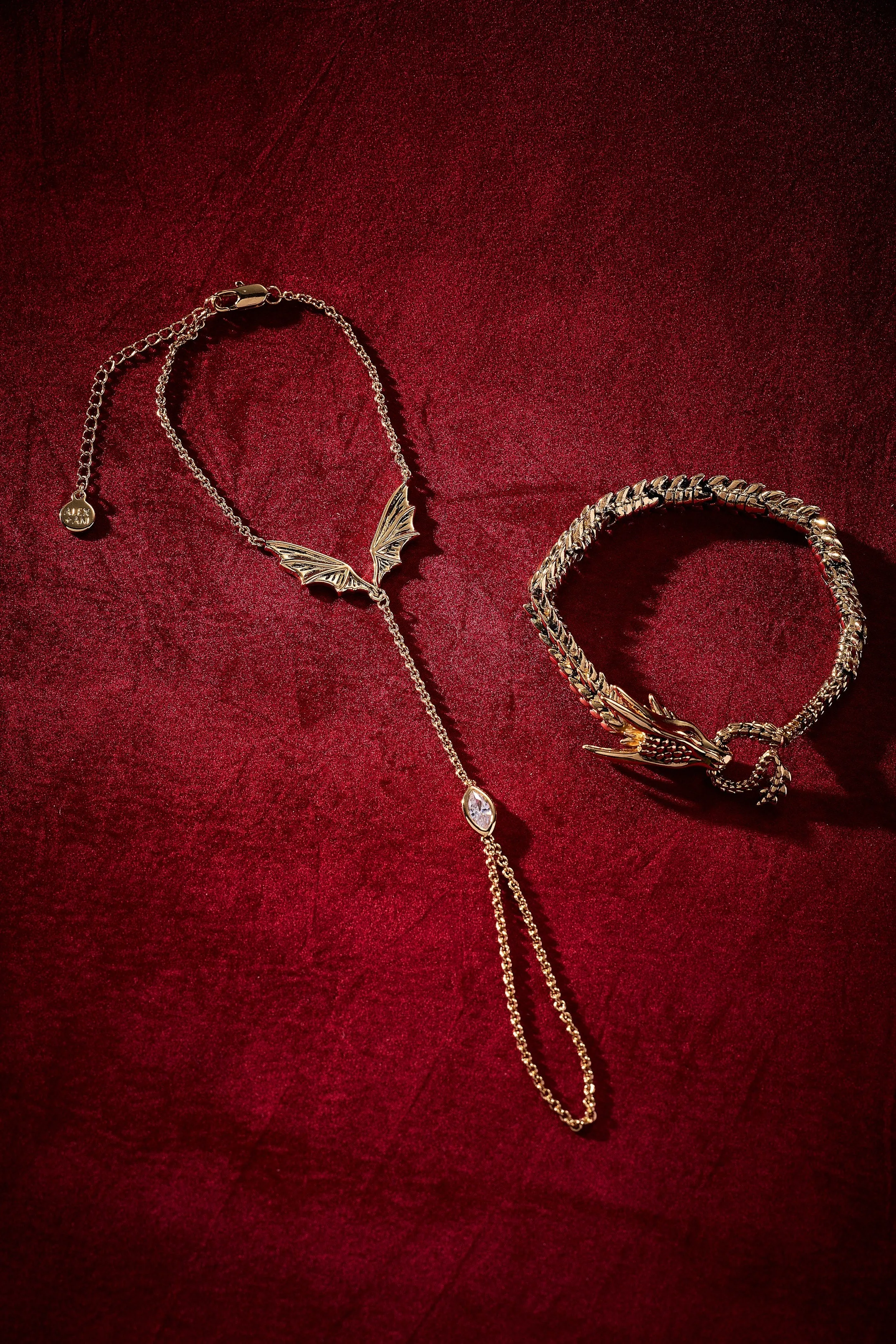 House of the Dragon™ Dragon Wings Hand Chain sold by Alex and Ani product image thumbnail 4