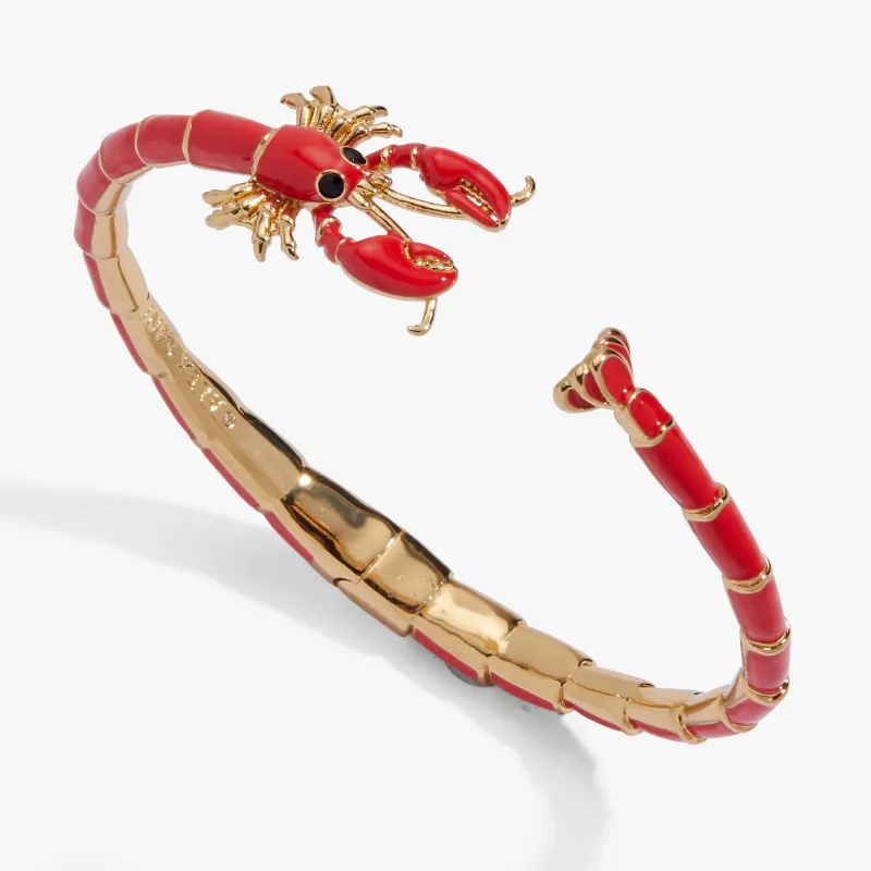 Lobster Boil Hinged Cuff made by Alex and Ani