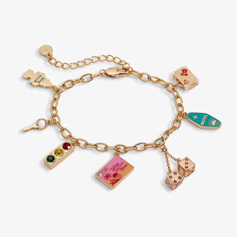 Road Trip Multi-Charm Bracelet made by Alex and Ani