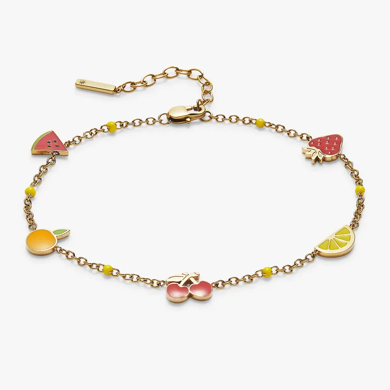 Fruit Inline Charm Anklet made by Alex and Ani