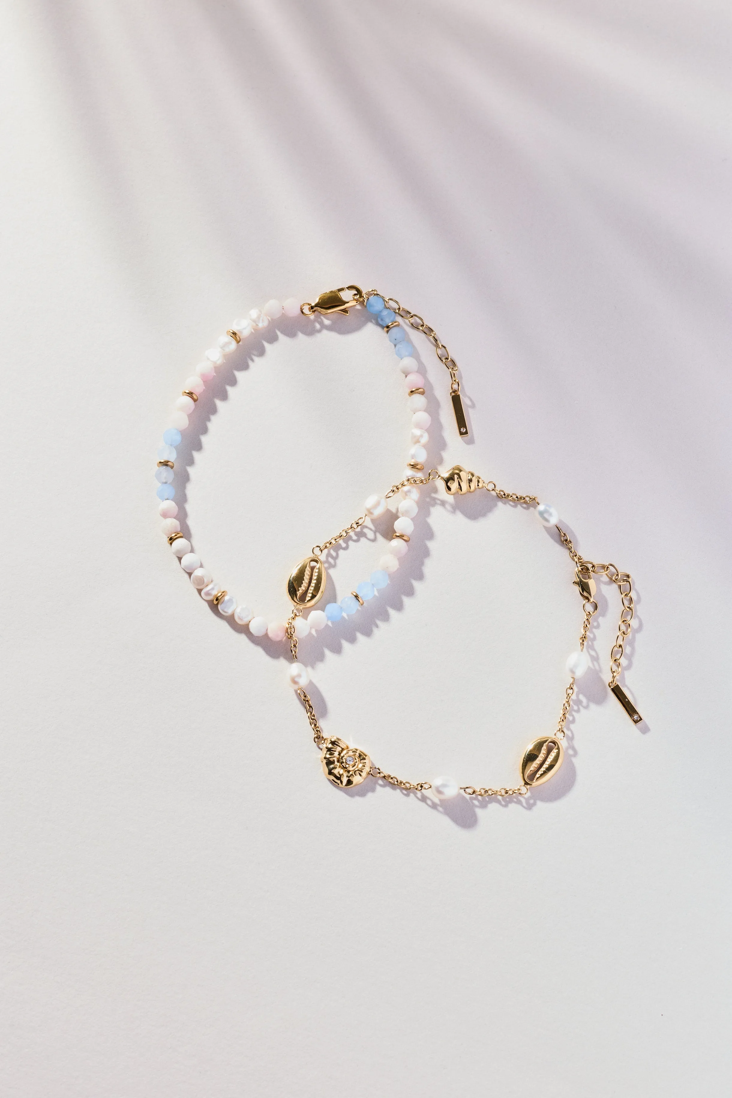 Seashell & Pearl Inline Charm Anklet sold by Alex and Ani product image thumbnail 4