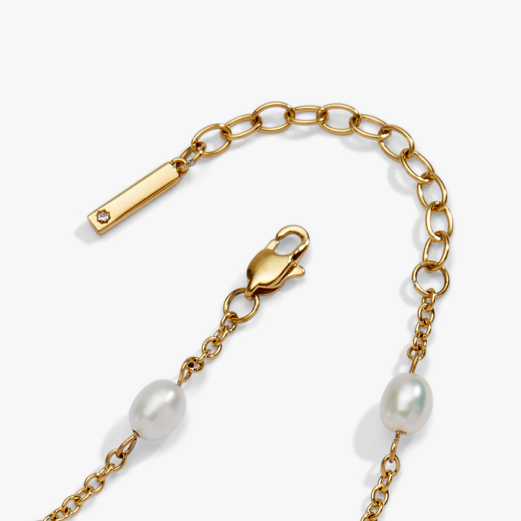 Seashell & Pearl Inline Charm Anklet sold by Alex and Ani product image thumbnail 5