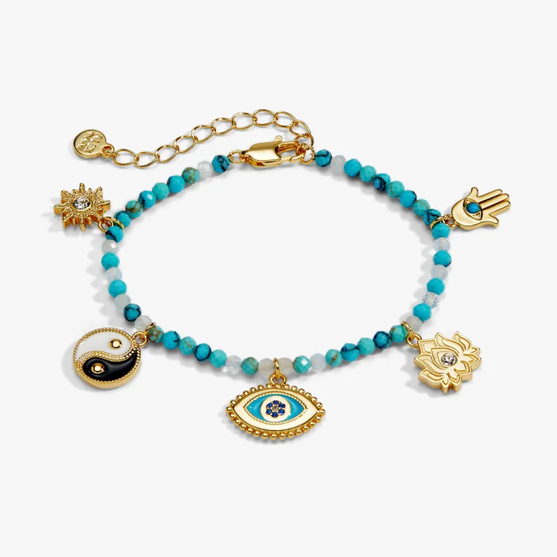 Healing Stone Charm Bracelet made by Alex and Ani