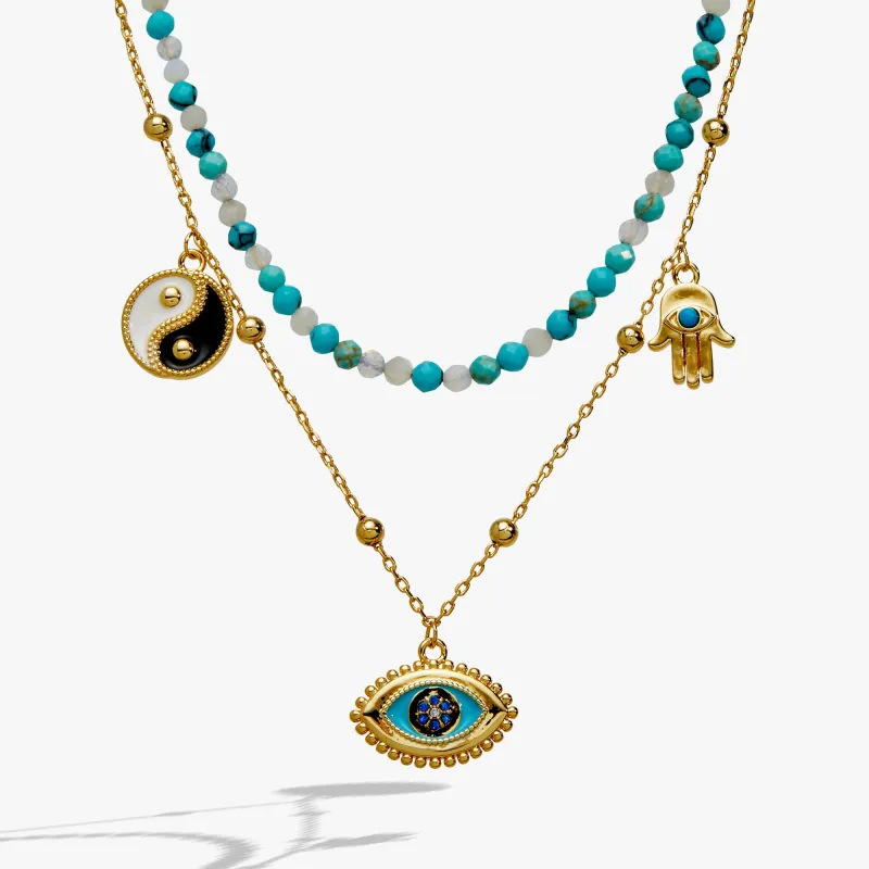 Healing Stone Charm Necklace made by Alex and Ani
