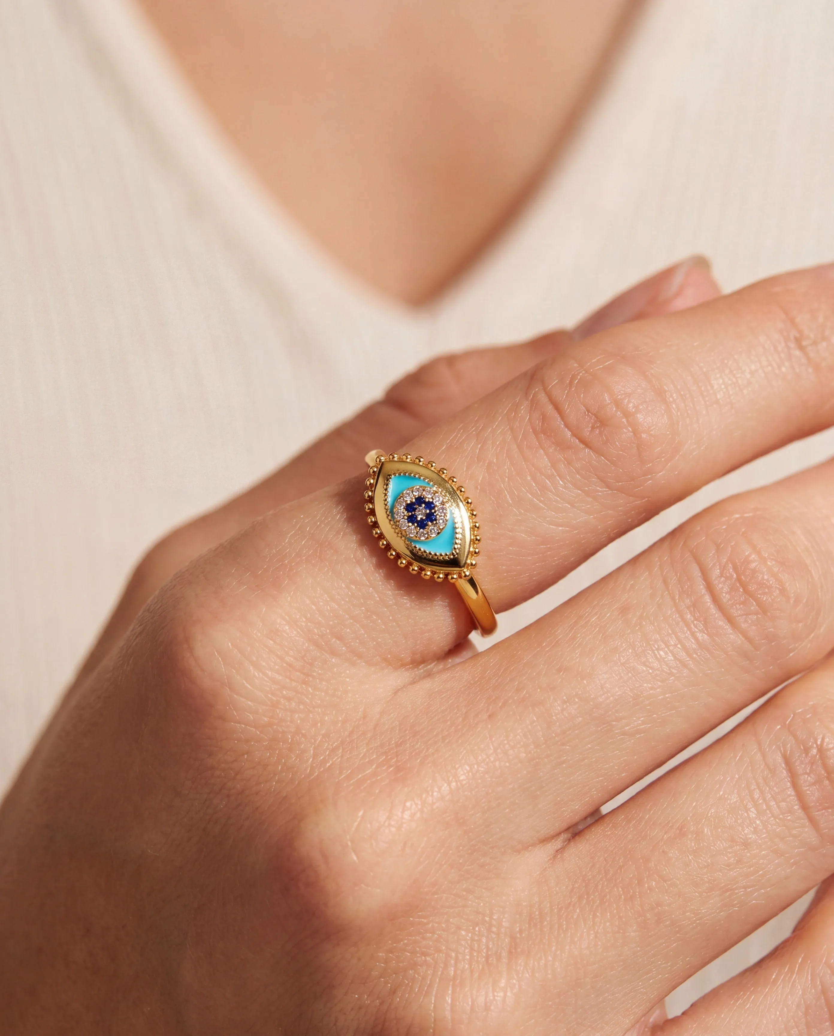 Healing Stone Evil Eye Ring sold by Alex and Ani product image thumbnail 2