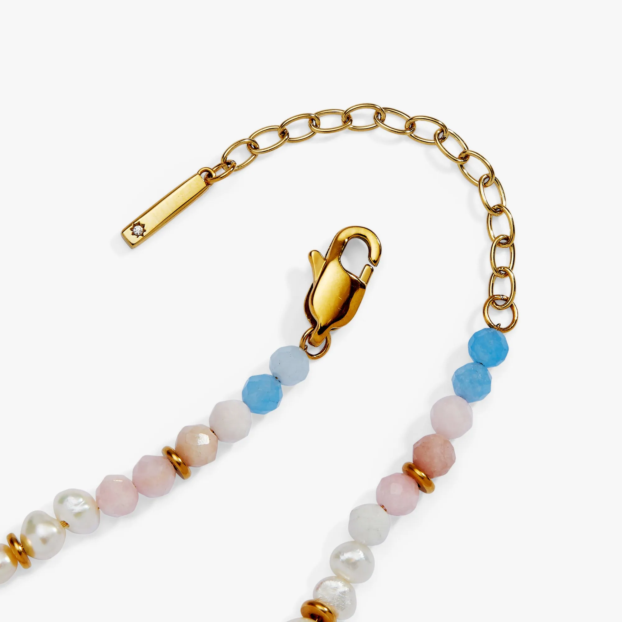 Sandy Peach Ombre Semi-Precious Beaded Bracelet sold by Alex and Ani product image thumbnail 4