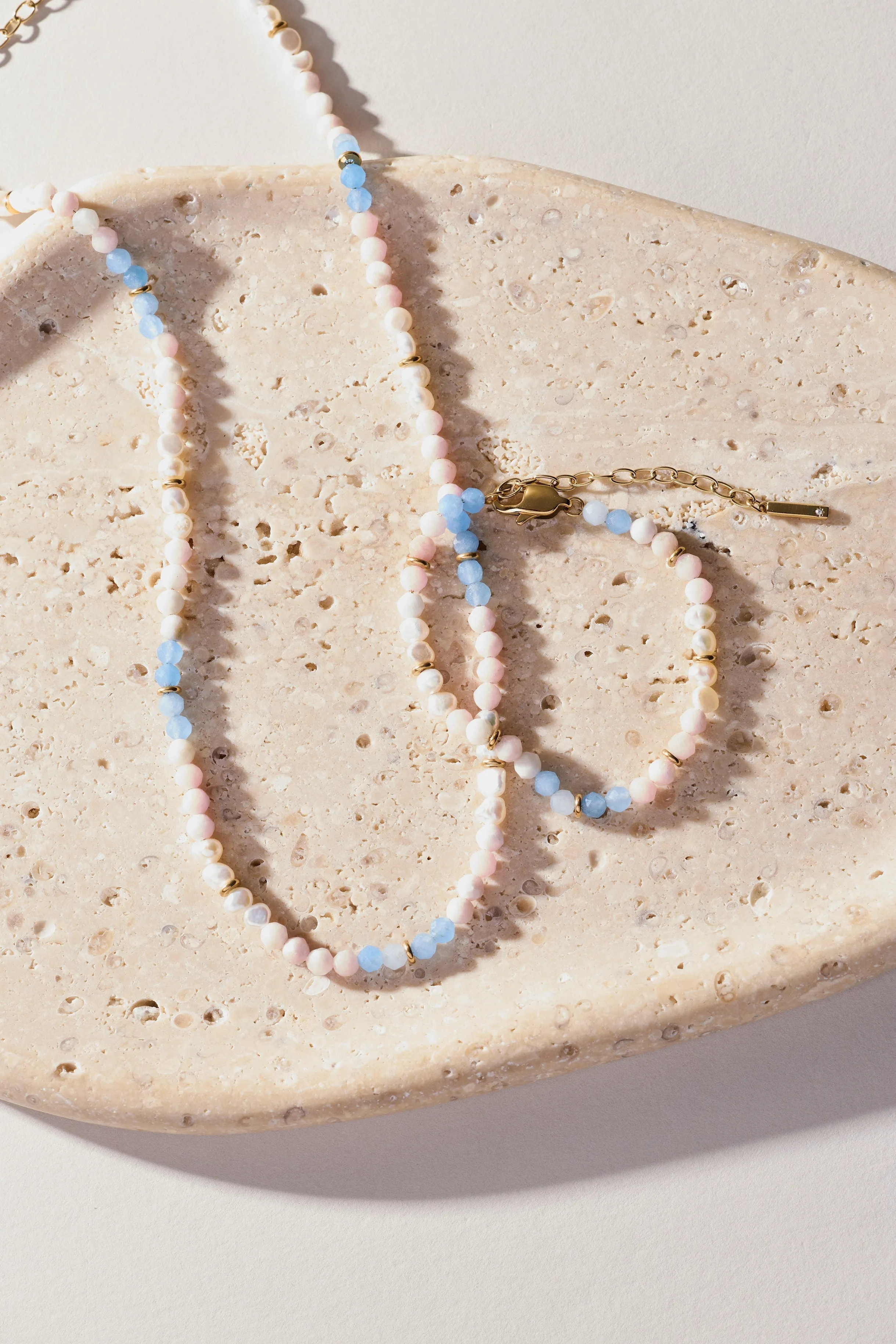 Sandy Peach Ombre Semi-Precious Beaded Bracelet sold by Alex and Ani product image thumbnail 2