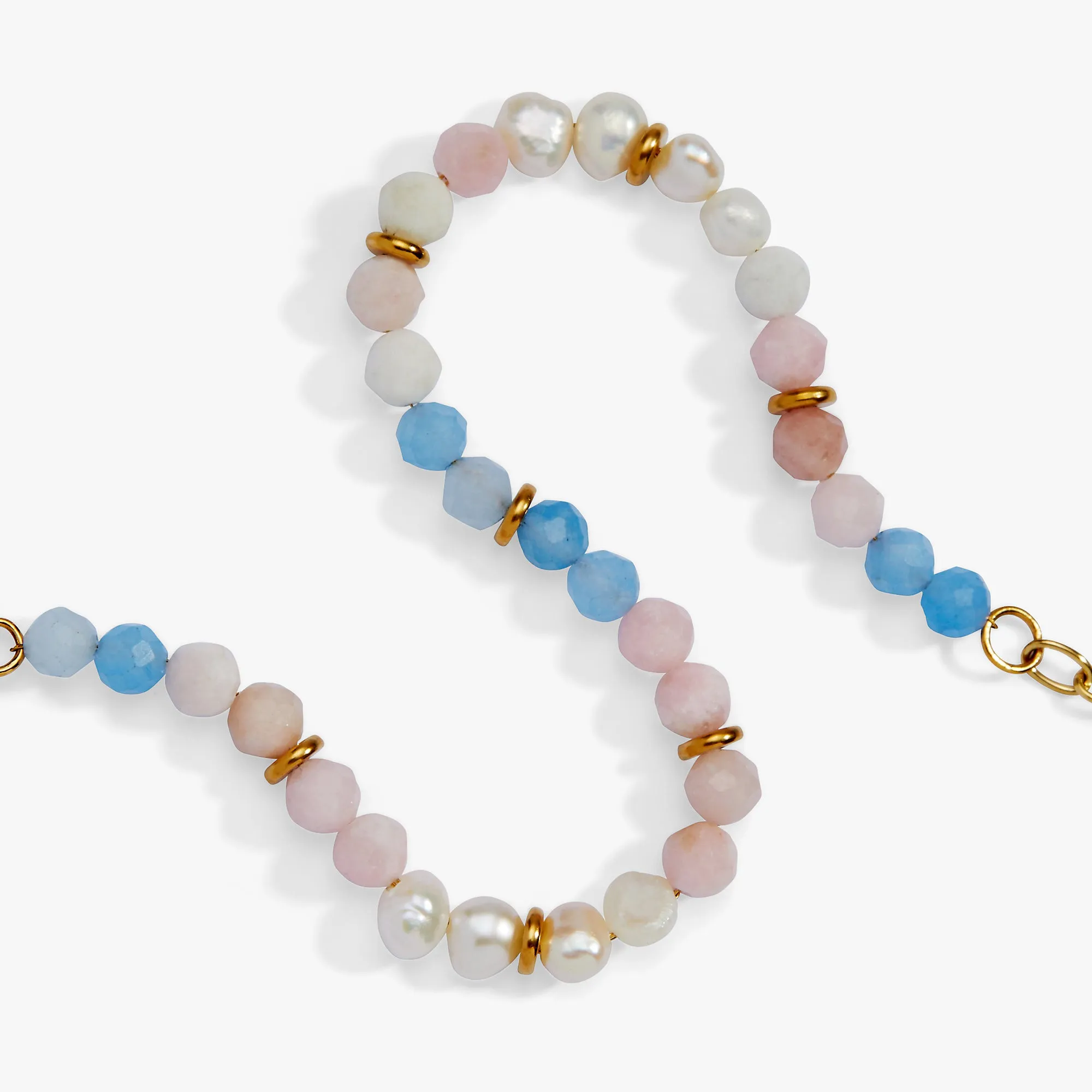 Sandy Peach Ombre Semi-Precious Beaded Bracelet sold by Alex and Ani product image thumbnail 3
