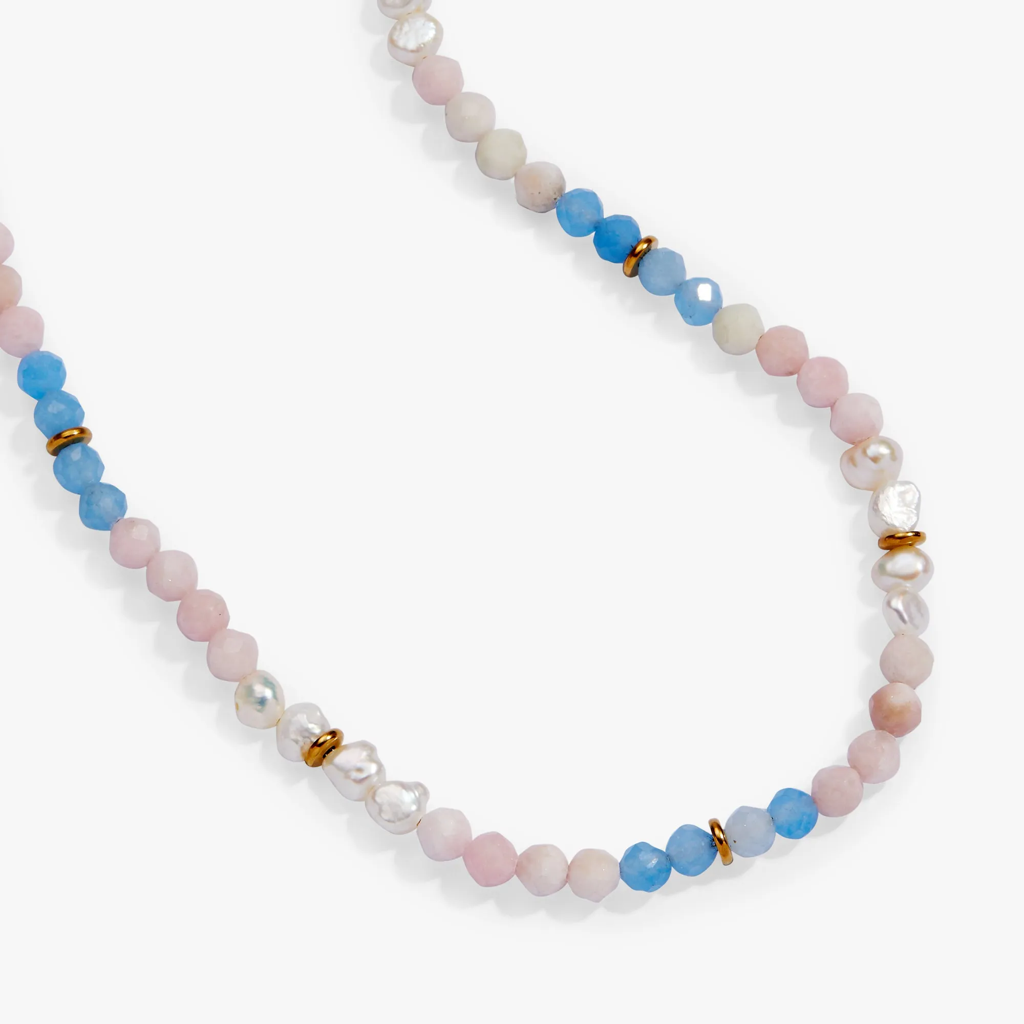 Sandy Peach Ombre Semi-Precious Beaded Necklace sold by Alex and Ani product image thumbnail 3