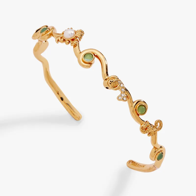 Whimsical Sea Creature Cuff made by Alex and Ani