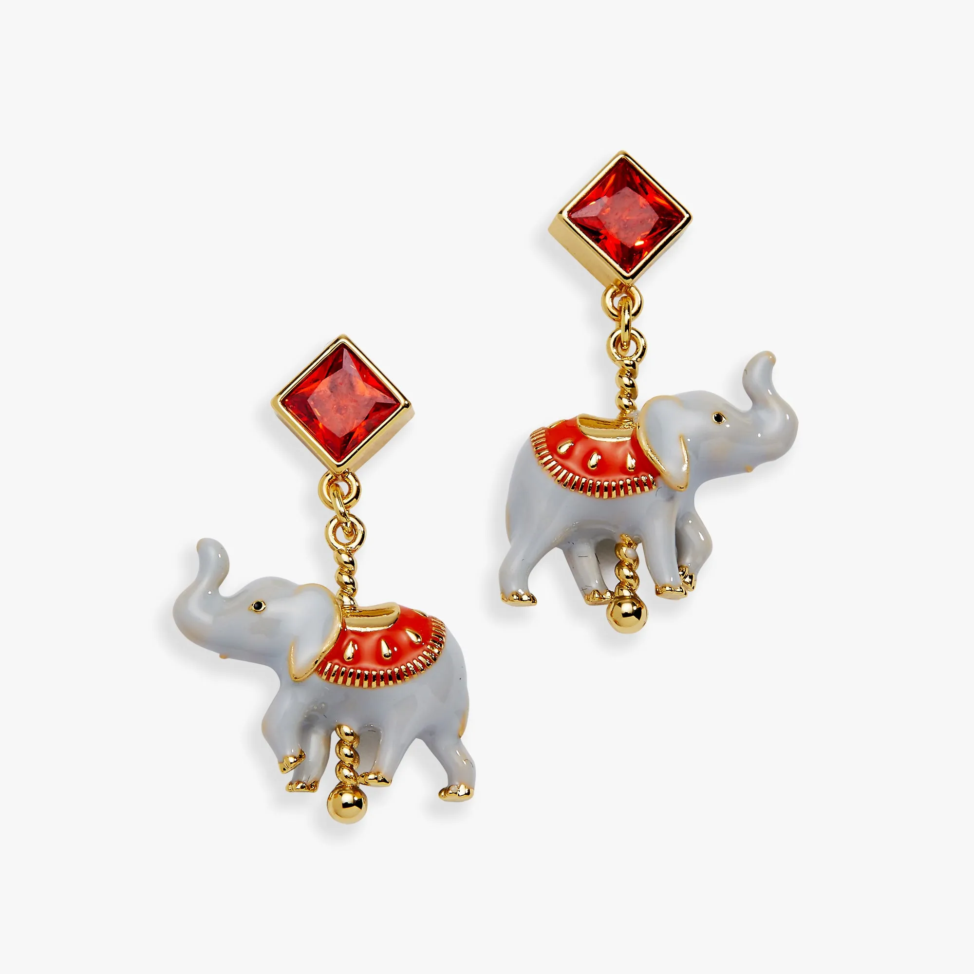 Carnival Carousel Elephant Drop Earrings sold by Alex and Ani
