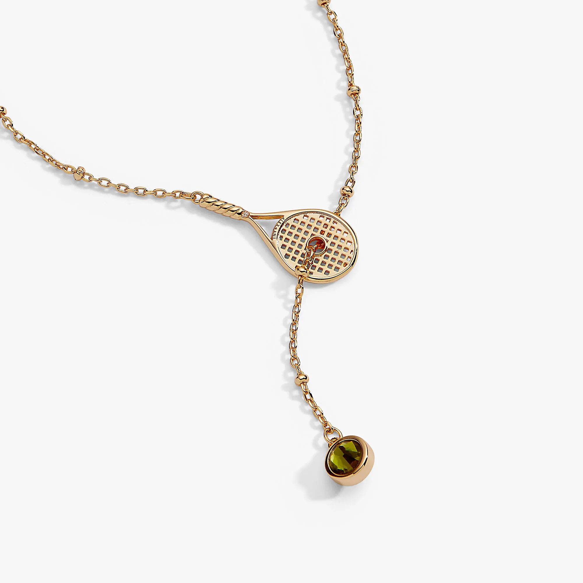 Tennis Racket Y-Necklace sold by Alex and Ani product image thumbnail 3
