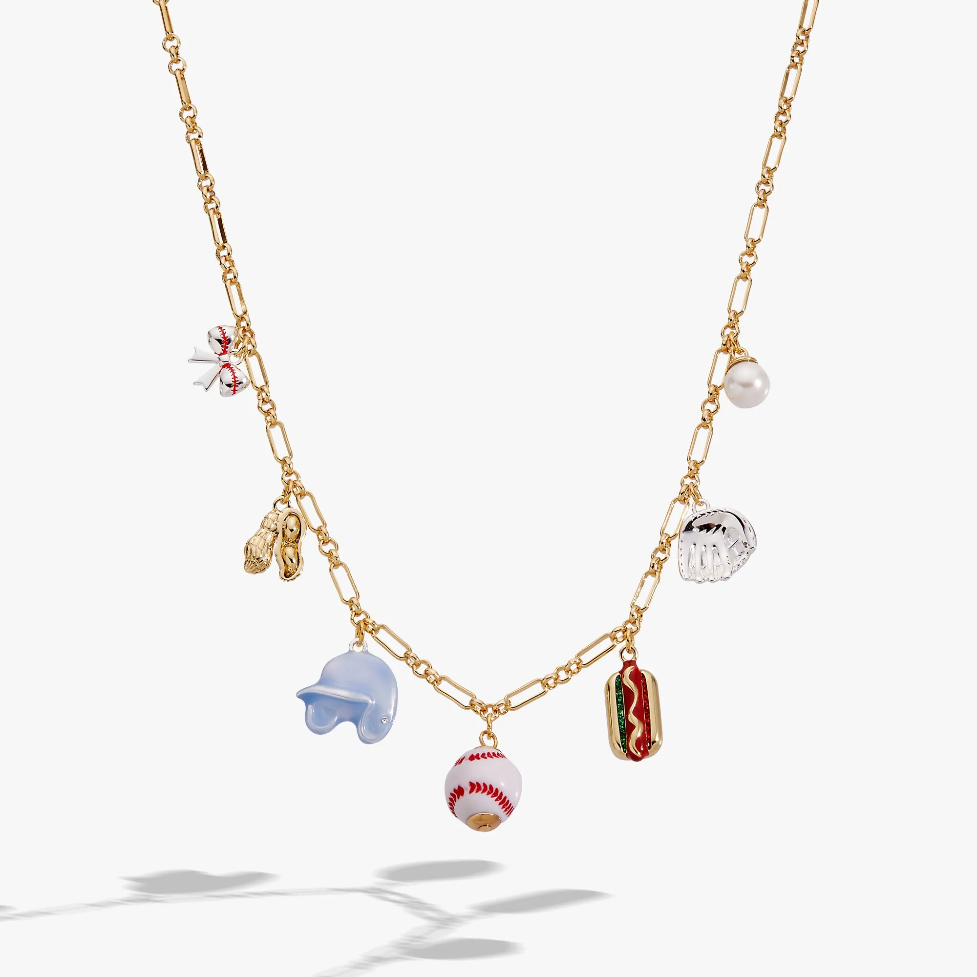 'Take Me Out to the Ballgame' Multi Charm Necklace sold by Alex and Ani