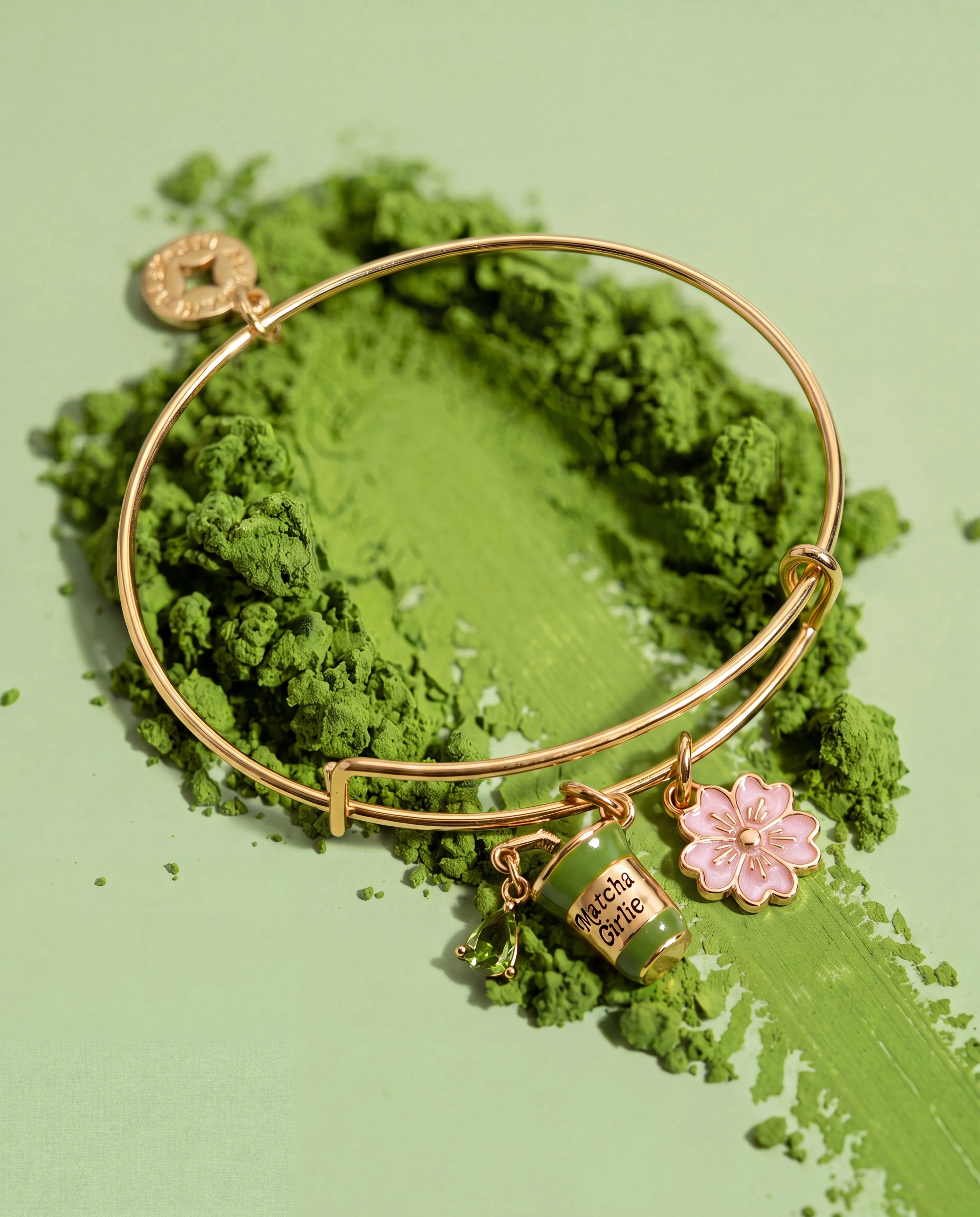 'Matcha Girlie' Charm Bangle sold by Alex and Ani product image thumbnail 4