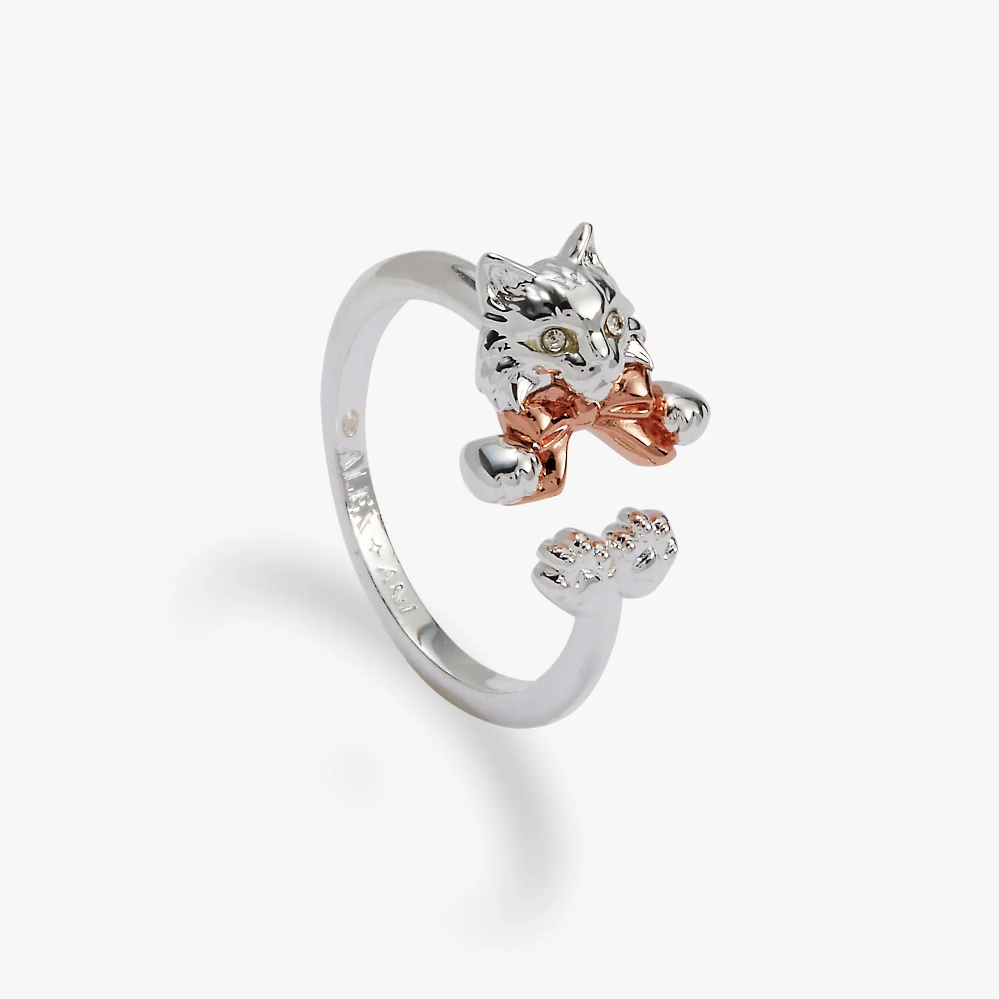 Fluffy Cat Open Ring sold by Alex and Ani product image thumbnail 3