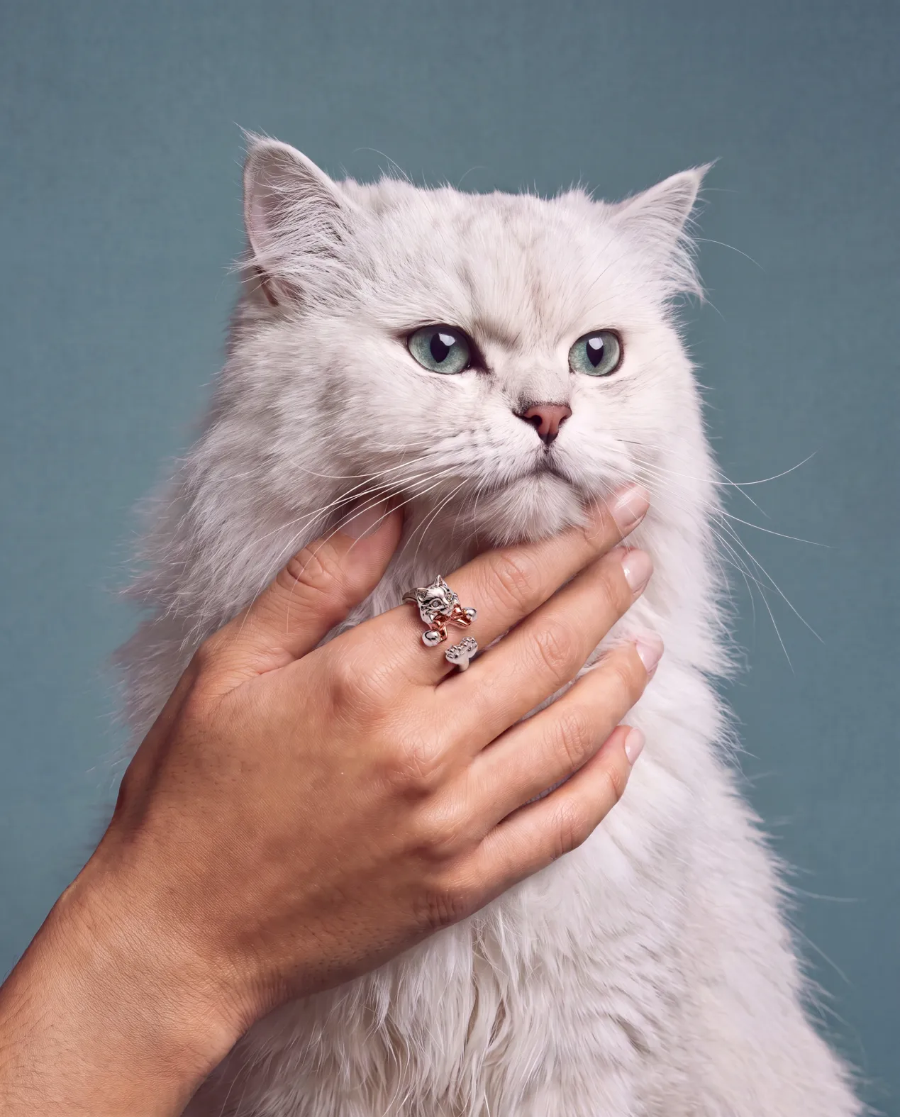 Fluffy Cat Open Ring sold by Alex and Ani product image thumbnail 2