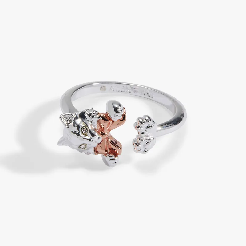 Fluffy Cat Open Ring made by Alex and Ani