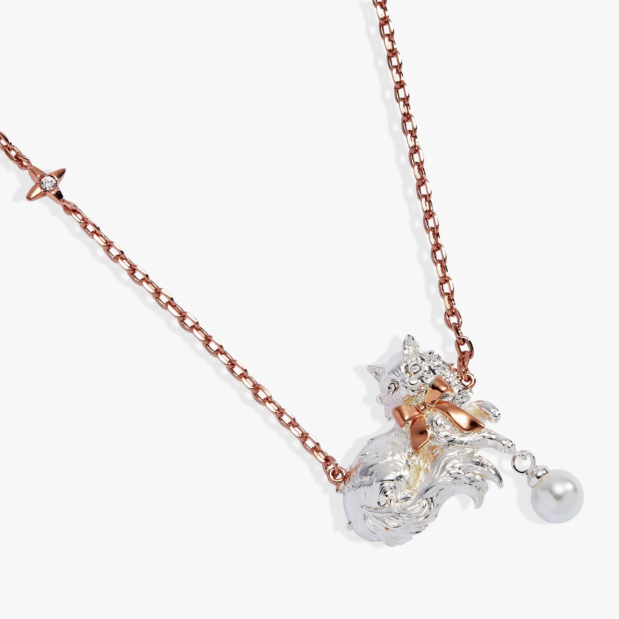 Fluffy Cat Inline Necklace sold by Alex and Ani product image thumbnail 3