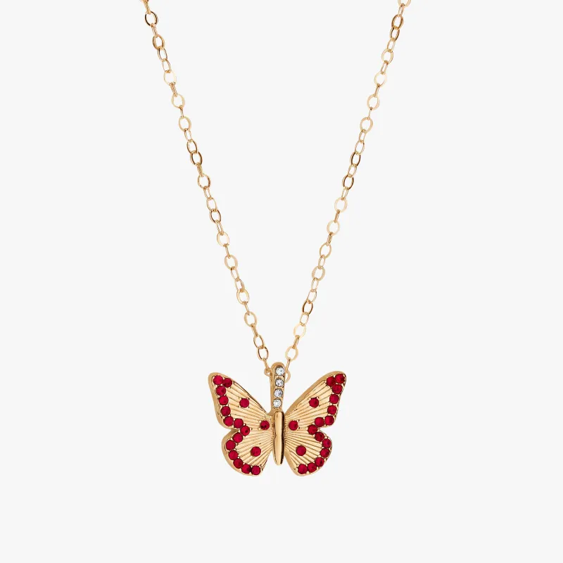 July 'Love' Butterfly Birthstone Pendant made by Alex and Ani
