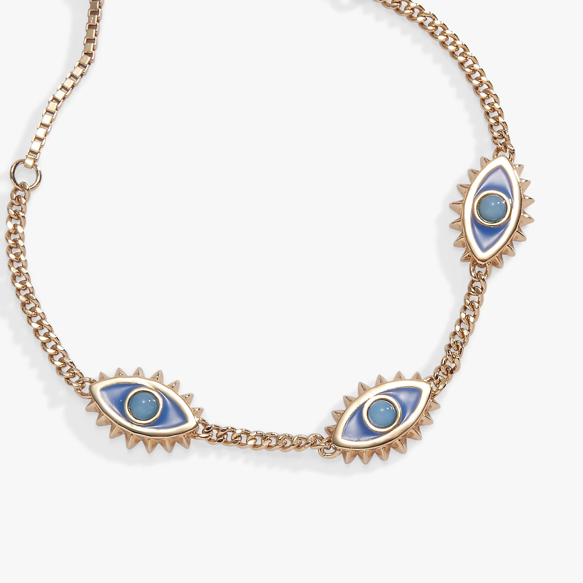 Blue Aventurine Evil Eye Bolo Bracelet sold by Alex and Ani product image thumbnail 3