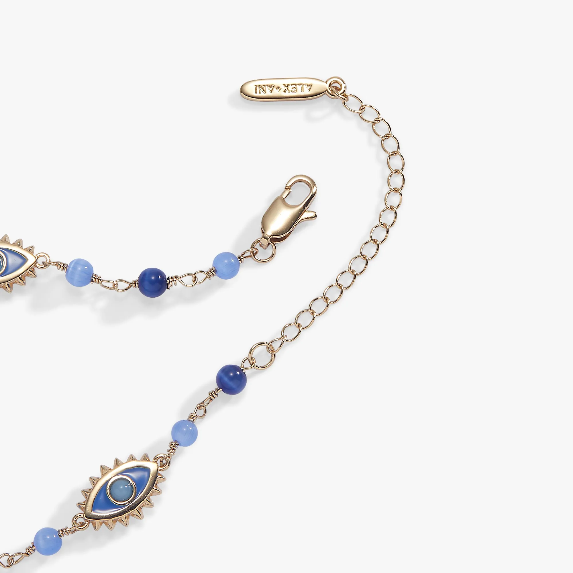 Blue Aventurine Evil Eye Linear Bracelet sold by Alex and Ani product image thumbnail 4