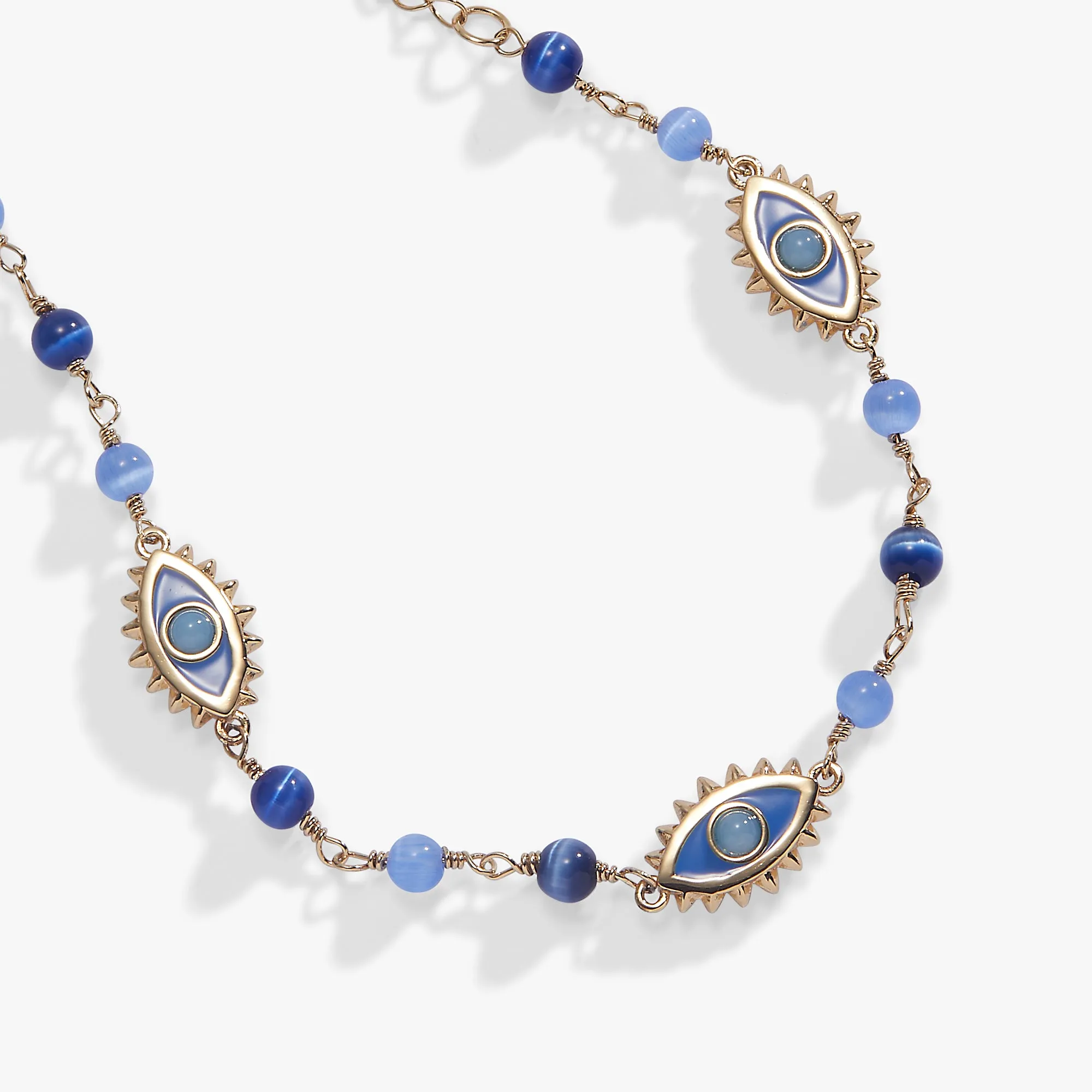 Blue Aventurine Evil Eye Linear Bracelet sold by Alex and Ani product image thumbnail 3