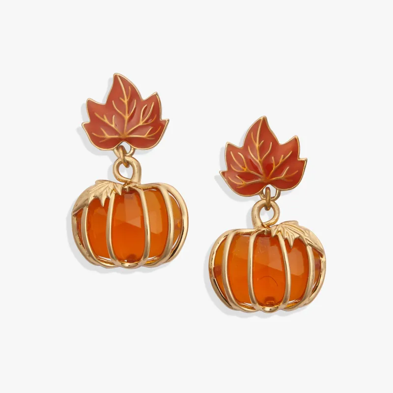 Pumpkin Patch Drop Earrings made by Alex and Ani